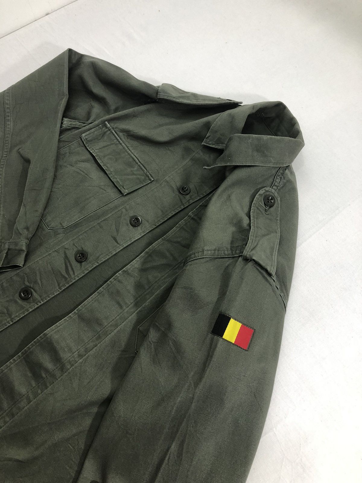 Vintage Vintage Preta Germany Army Button Shirt Side Flag Jacket Size US L / EU 52-54 / 3 - 5 Thumbnail