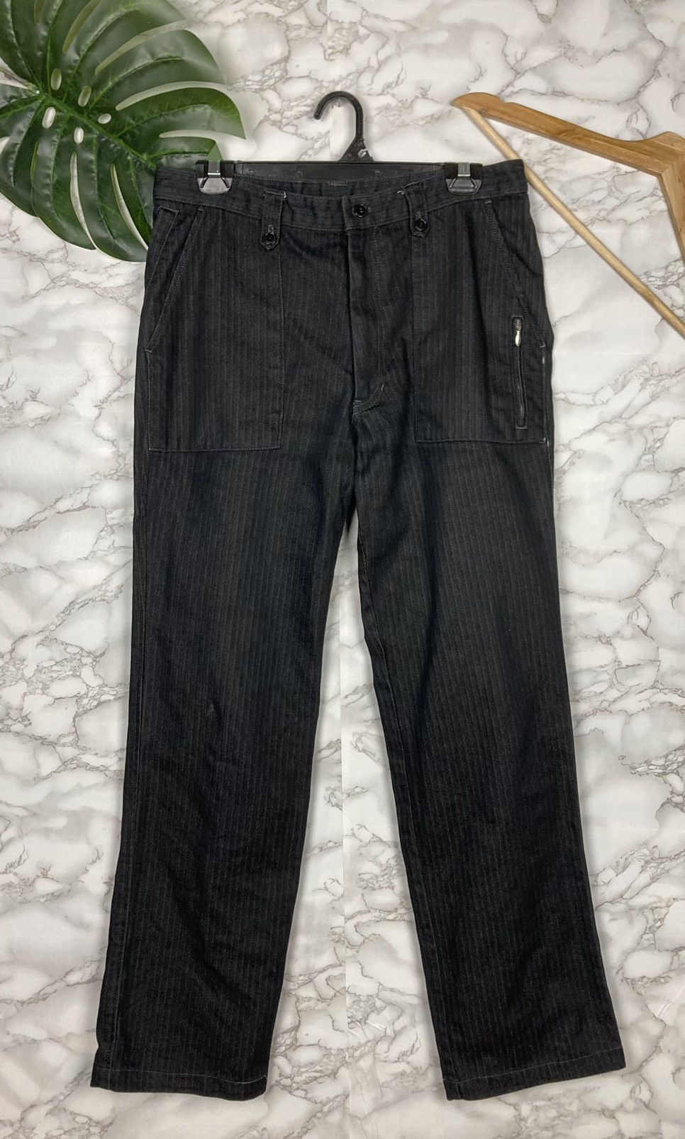 image of Archival Clothing x Kansai Yamamoto Sissy By Kansai Yamamoto Bush Pants in Black, Men's (Size 33)