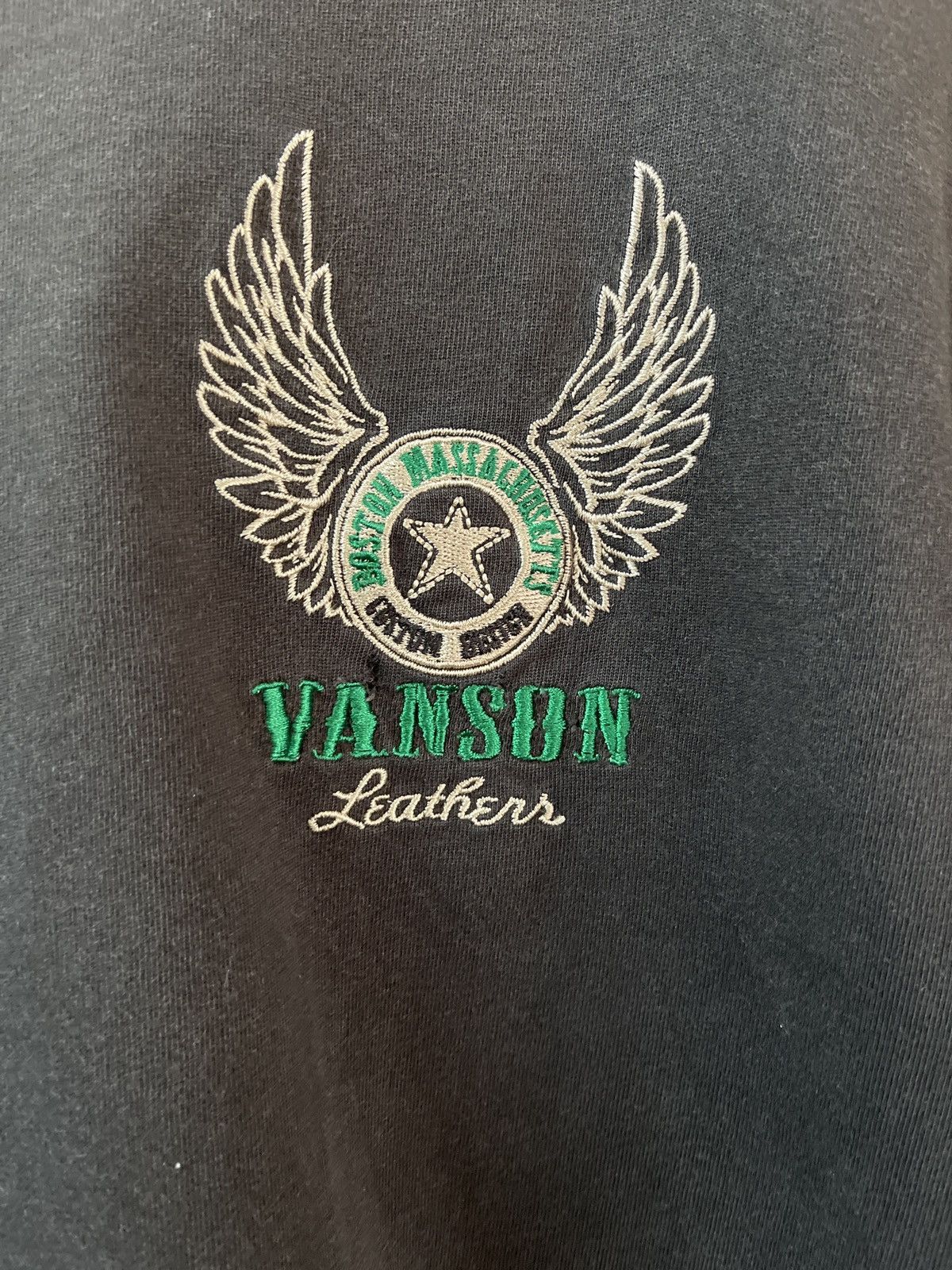Vanson Leathers × Vintage VINTAGE VANSON LEATHER BIG LOGO VERY RARE Size US M / EU 48-50 / 2 - 6 Thumbnail