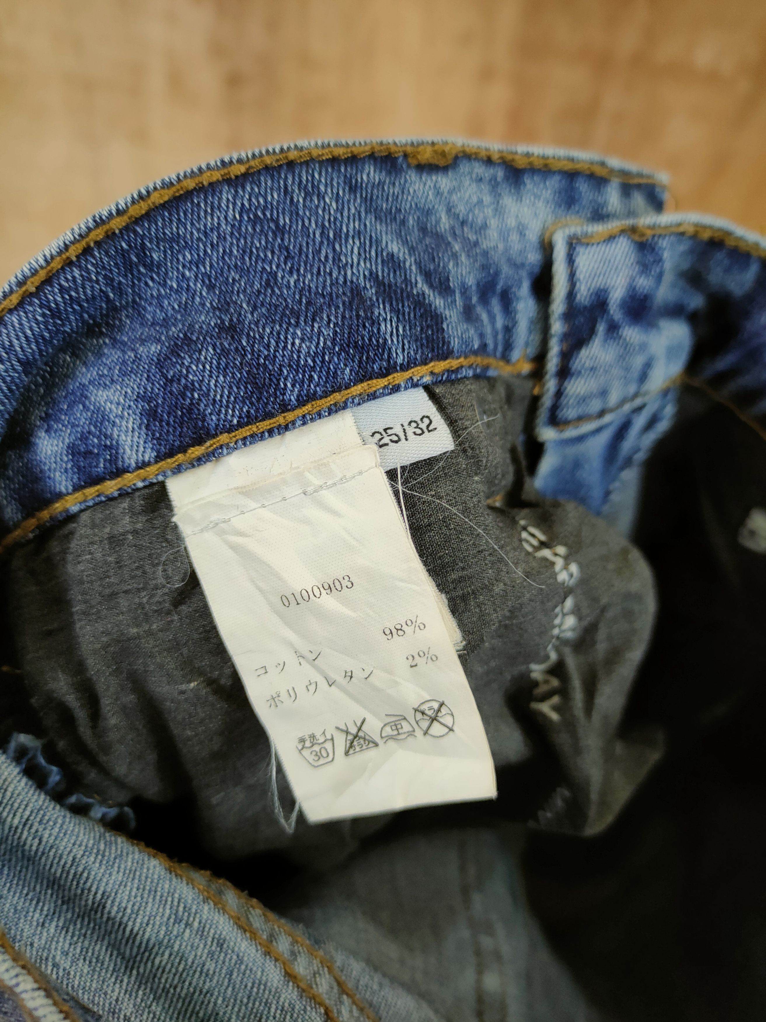 Cheap Monday DL Cheap Monday patchwork distressed denim pants #46-780 Size 25" / US 0 / IT 36 - 11 Thumbnail