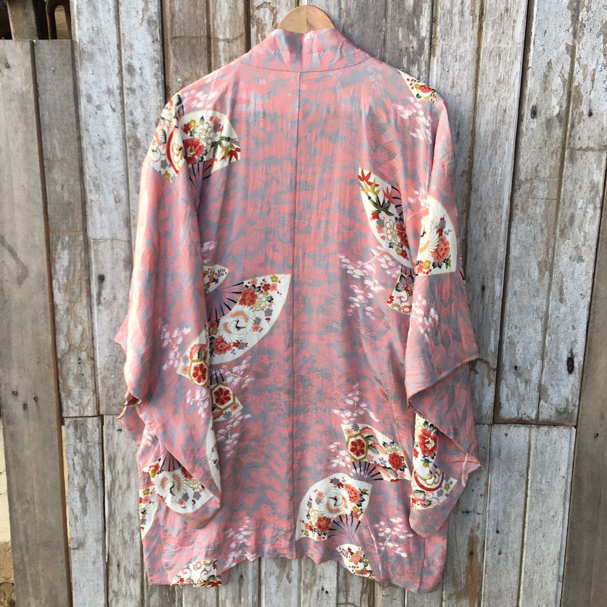 Japanese Brand Vintage 80s japanese traditional silk kimono ERD GRUNGE Size US XL / EU 56 / 4 - 2 Thumbnail