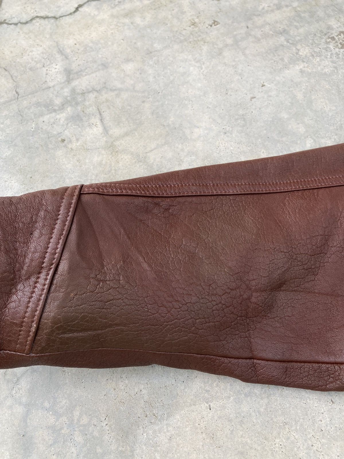 Japanese Brand Ride Jacket Leather Brown Colour Size XS / US 0-2 / IT 36-38 - 8 Thumbnail