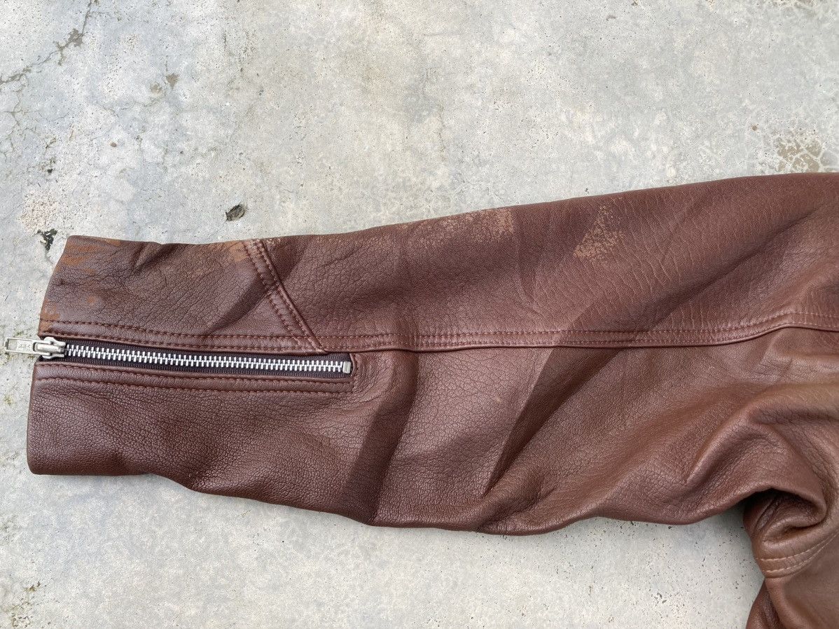 Japanese Brand Ride Jacket Leather Brown Colour Size XS / US 0-2 / IT 36-38 - 5 Thumbnail