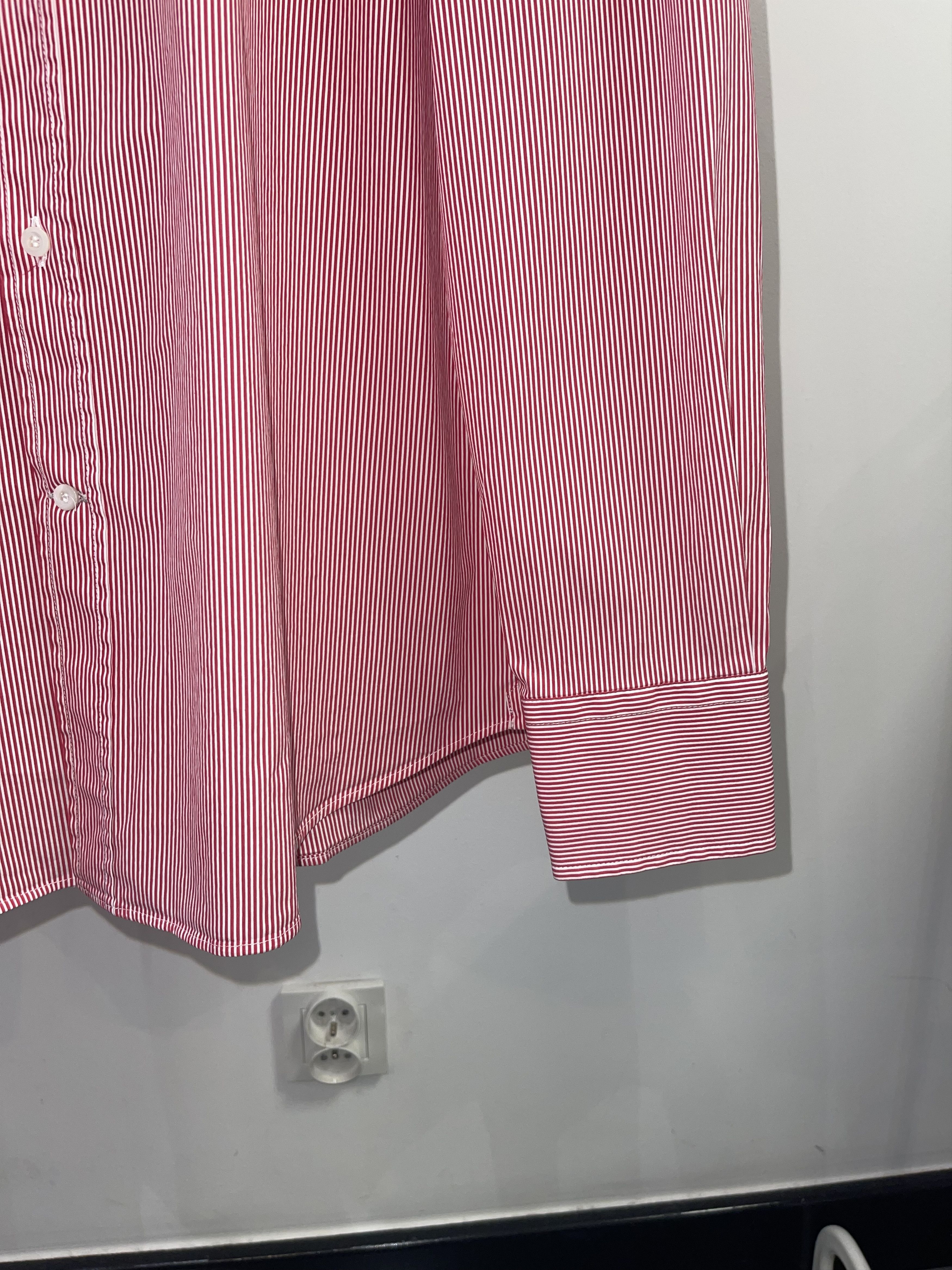 Brunello Cucinelli DS! Brunello Cucinelli Striped Pink Button Up Shirt Size US XL / EU 56 / 4 - 3 Thumbnail