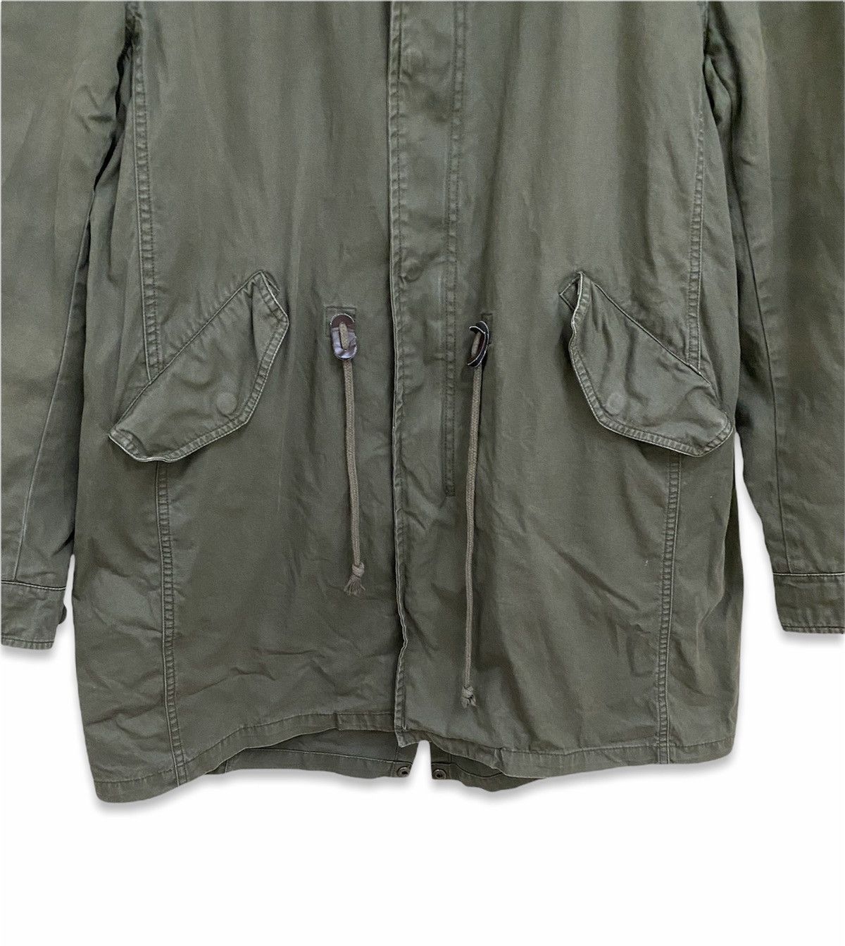 GU × Japanese Brand GU Fishtail Parka Jacket Size US XL / EU 56 / 4 - 4 Thumbnail