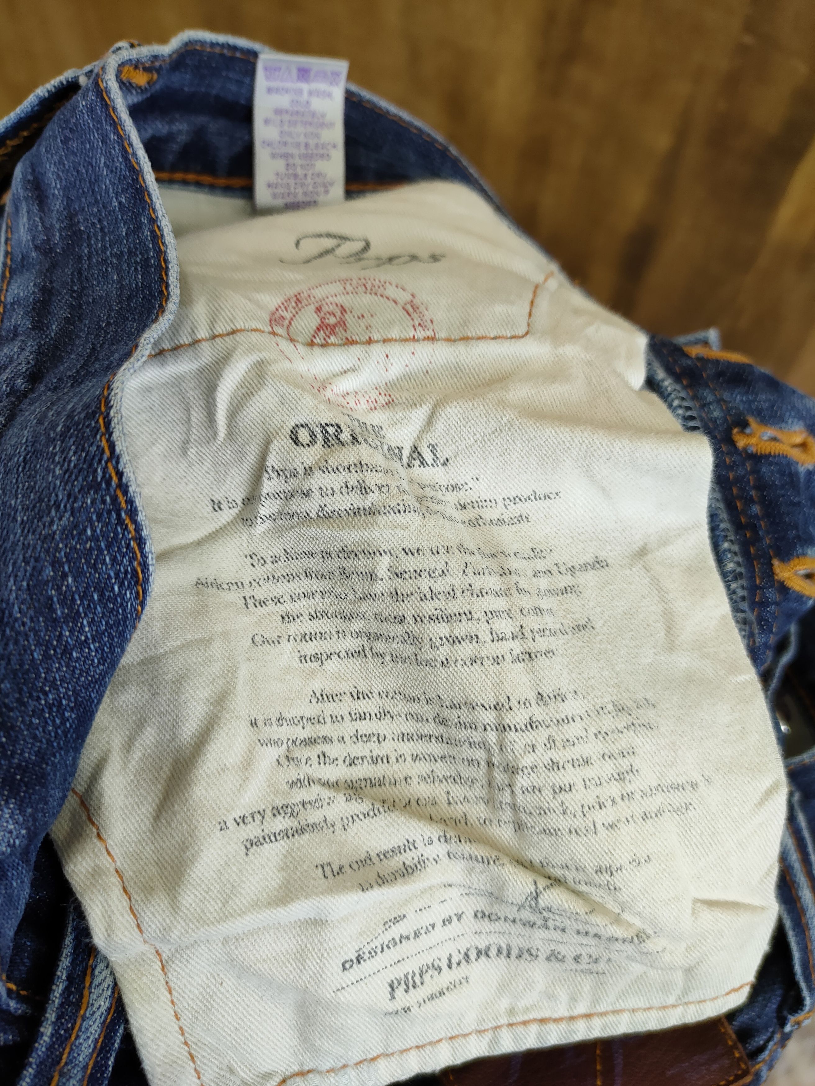 Prps DL PRPS Japan blue Distressed denim jeans #46-894 Size US 28 / EU 44 - 16 Thumbnail