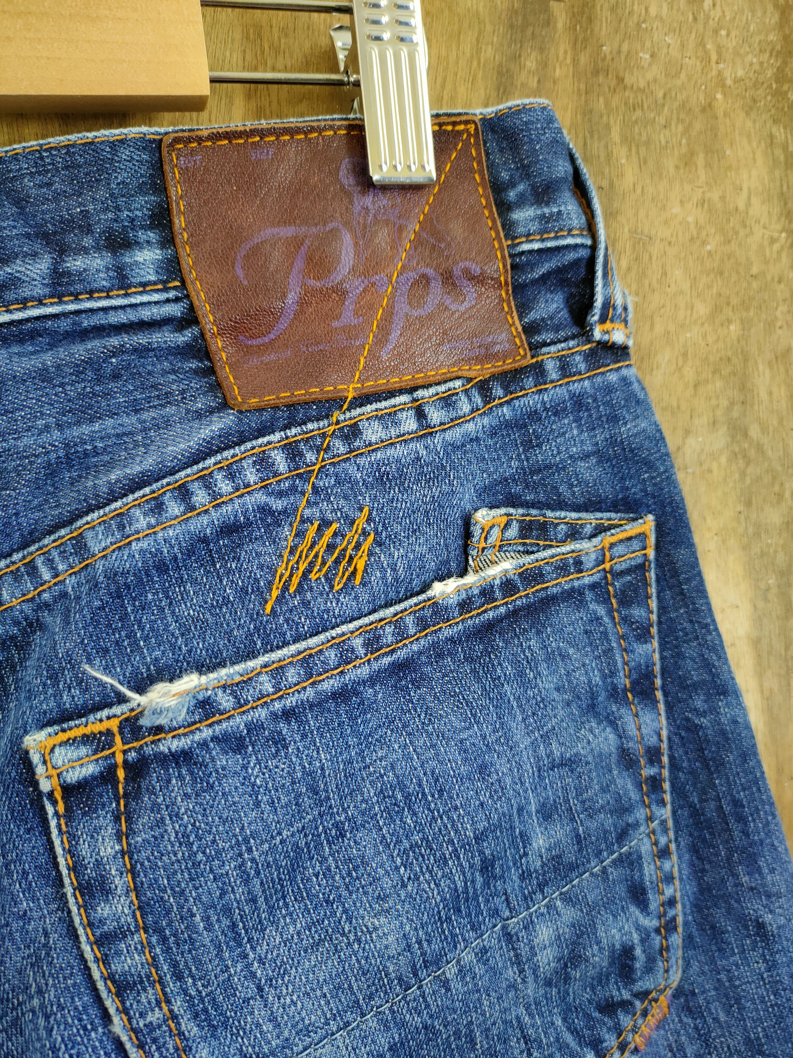 Prps DL PRPS Japan blue Distressed denim jeans #46-894 Size US 28 / EU 44 - 13 Thumbnail