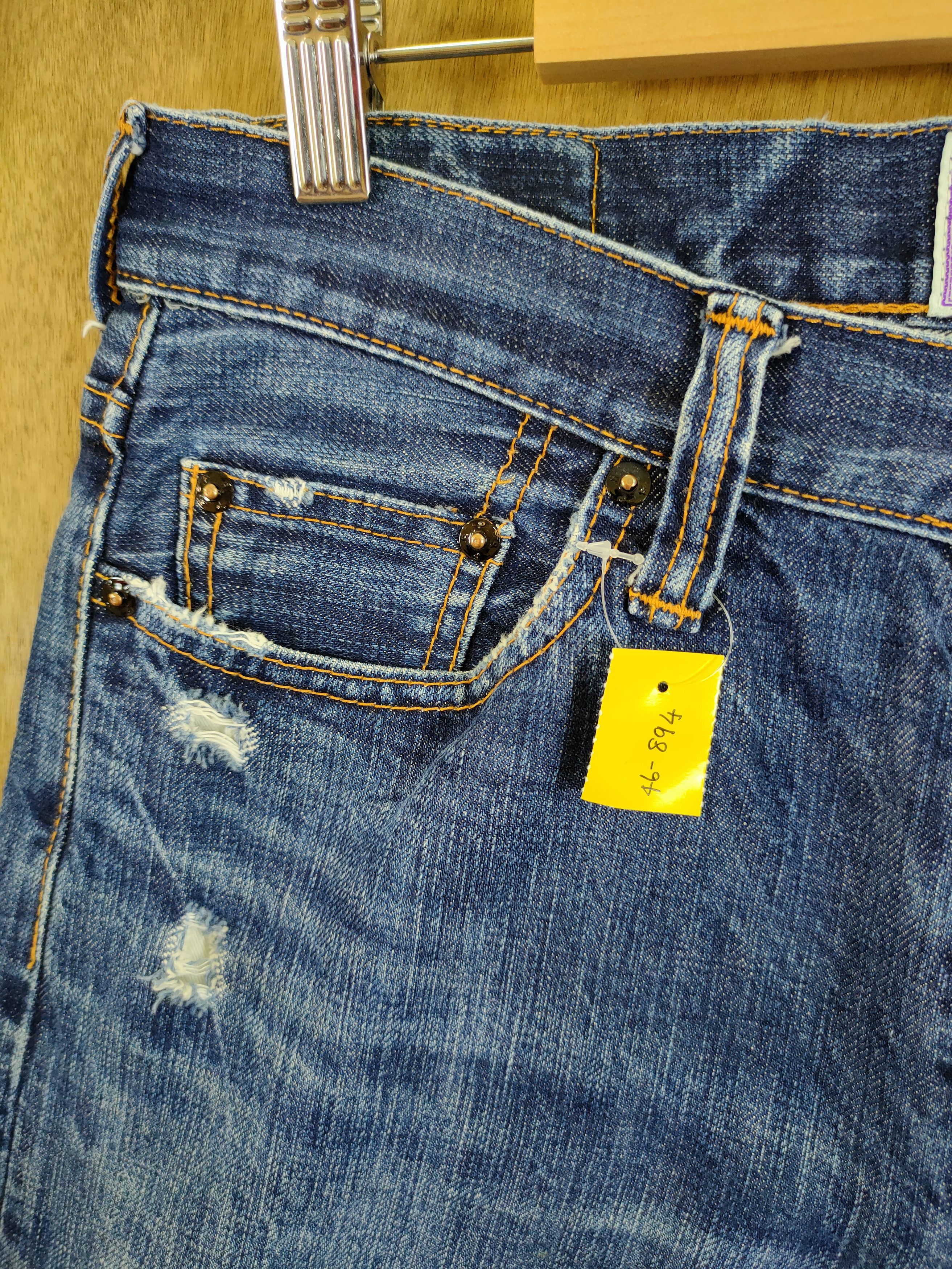 Prps DL PRPS Japan blue Distressed denim jeans #46-894 Size US 28 / EU 44 - 6 Thumbnail