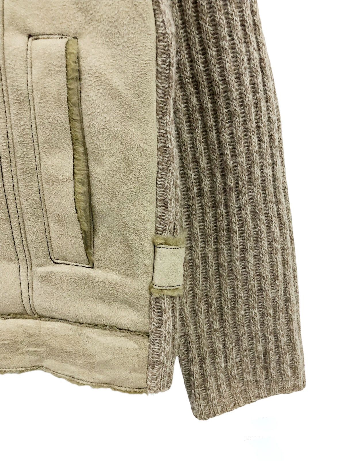 BIGI × Takeo Kikuchi 🔥Archive🔥 AW -14 Men's Bigi Knit moleskin Trucker Jacket Size US M / EU 48-50 / 2 - 12 Thumbnail
