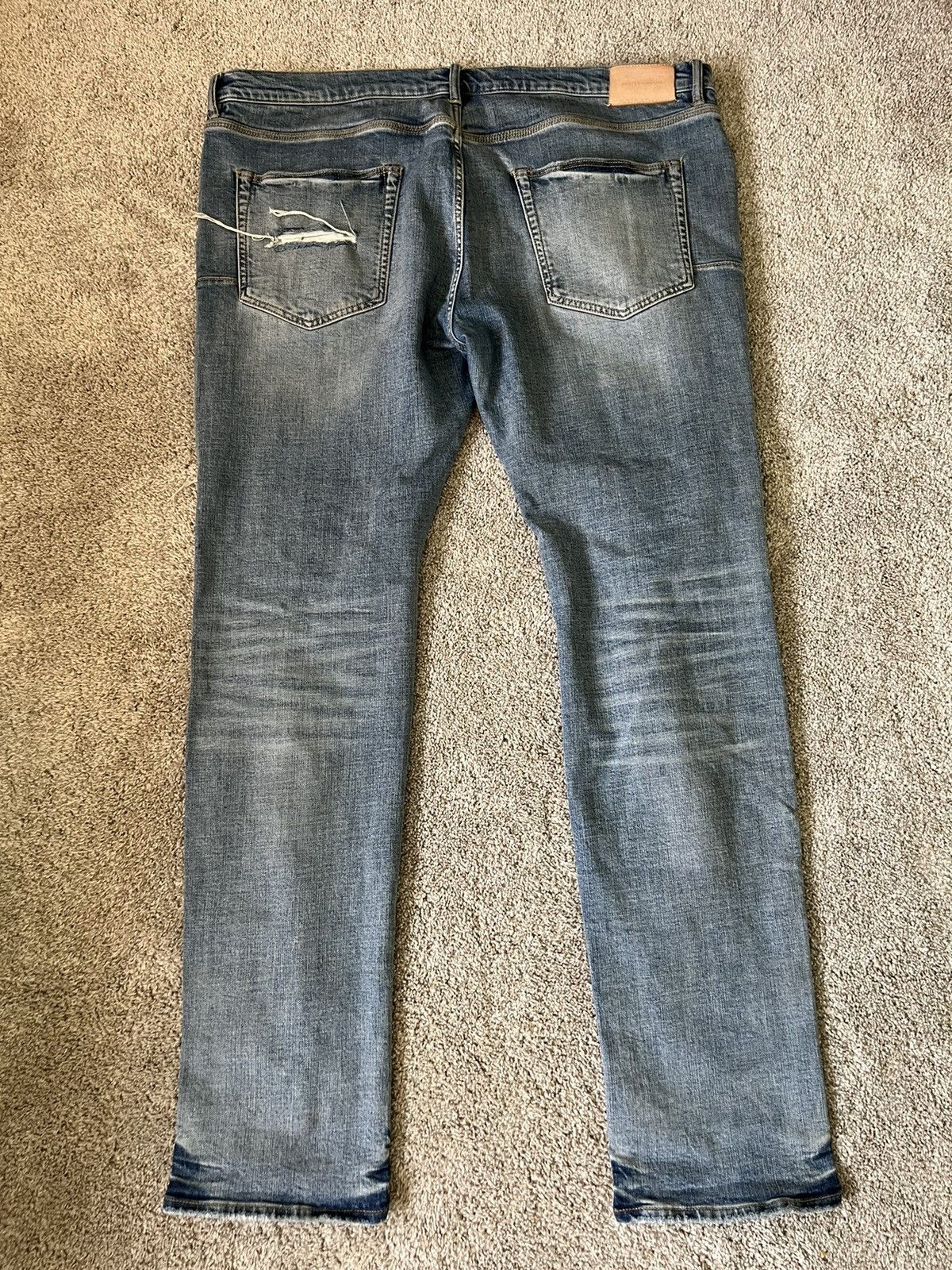 Purple Brand Purple Brand Ripped Skinny Jeans Size US 38 / EU 54 - 2 Thumbnail