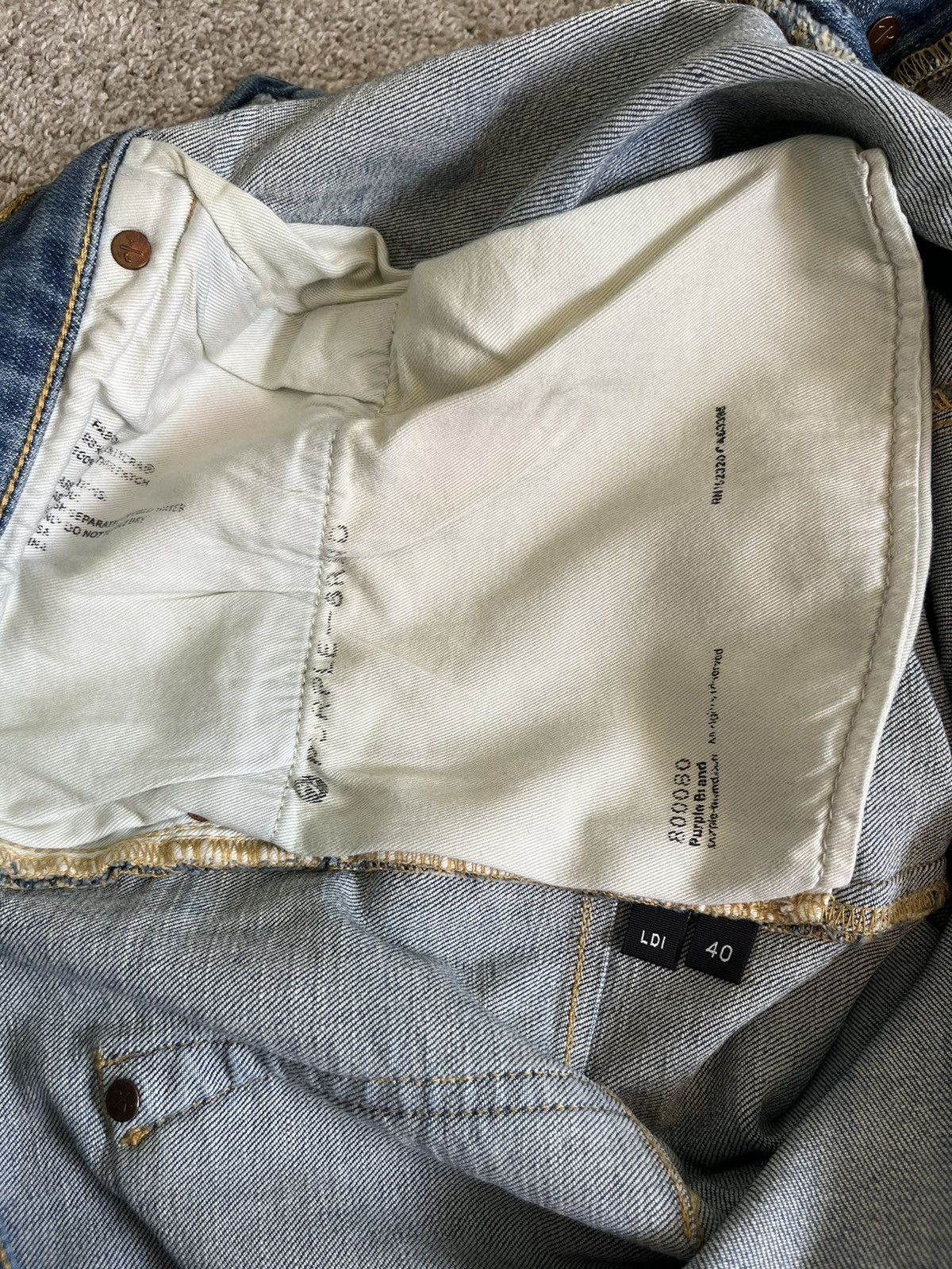 Purple Brand Purple Brand Ripped Skinny Jeans Size US 38 / EU 54 - 6 Thumbnail