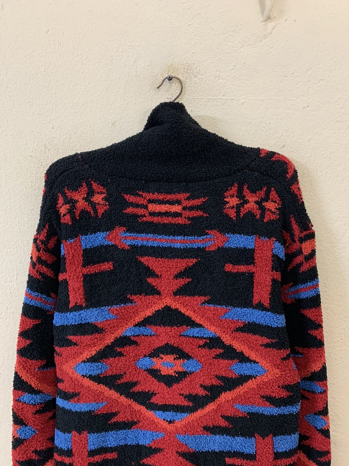 Japanese Brand Cavari A Aztec Nice Design Fleece Jacket Size US M / EU 48-50 / 2 - 11 Thumbnail