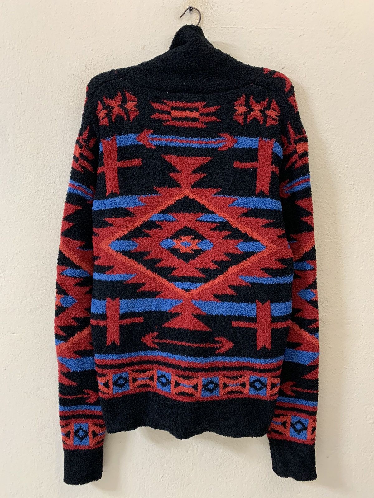 Japanese Brand Cavari A Aztec Nice Design Fleece Jacket Size US M / EU 48-50 / 2 - 8 Thumbnail