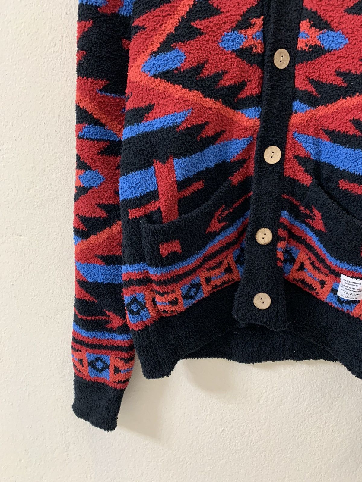Japanese Brand Cavari A Aztec Nice Design Fleece Jacket Size US M / EU 48-50 / 2 - 3 Thumbnail