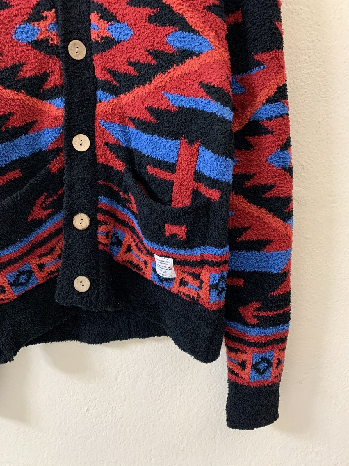 Japanese Brand Cavari A Aztec Nice Design Fleece Jacket Size US M / EU 48-50 / 2 - 2 Thumbnail