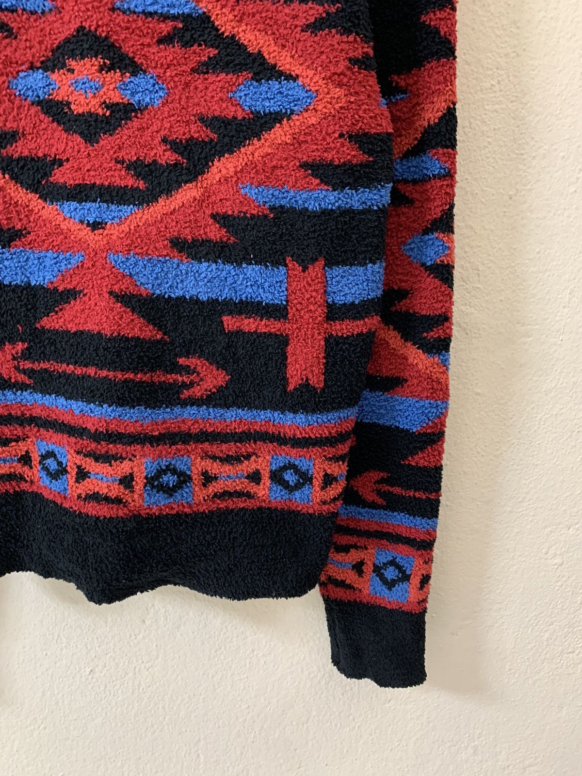 Japanese Brand Cavari A Aztec Nice Design Fleece Jacket Size US M / EU 48-50 / 2 - 9 Thumbnail