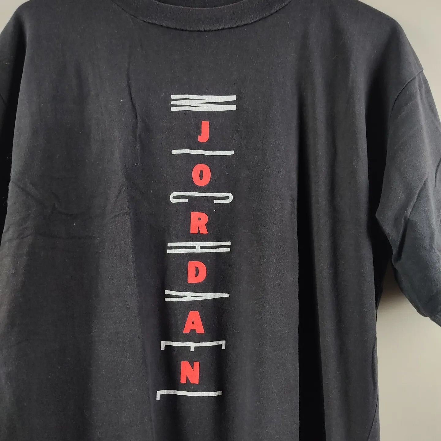 NBA × Nike × Vintage 90's Nike air Jordan The man doesn't live on earth Size US XL / EU 56 / 4 - 3 Thumbnail