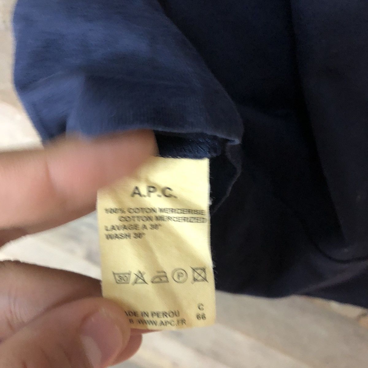 A.P.C. A.P.C Blue Short Shirt #3608 Size US S / EU 44-46 / 1 - 11 Thumbnail
