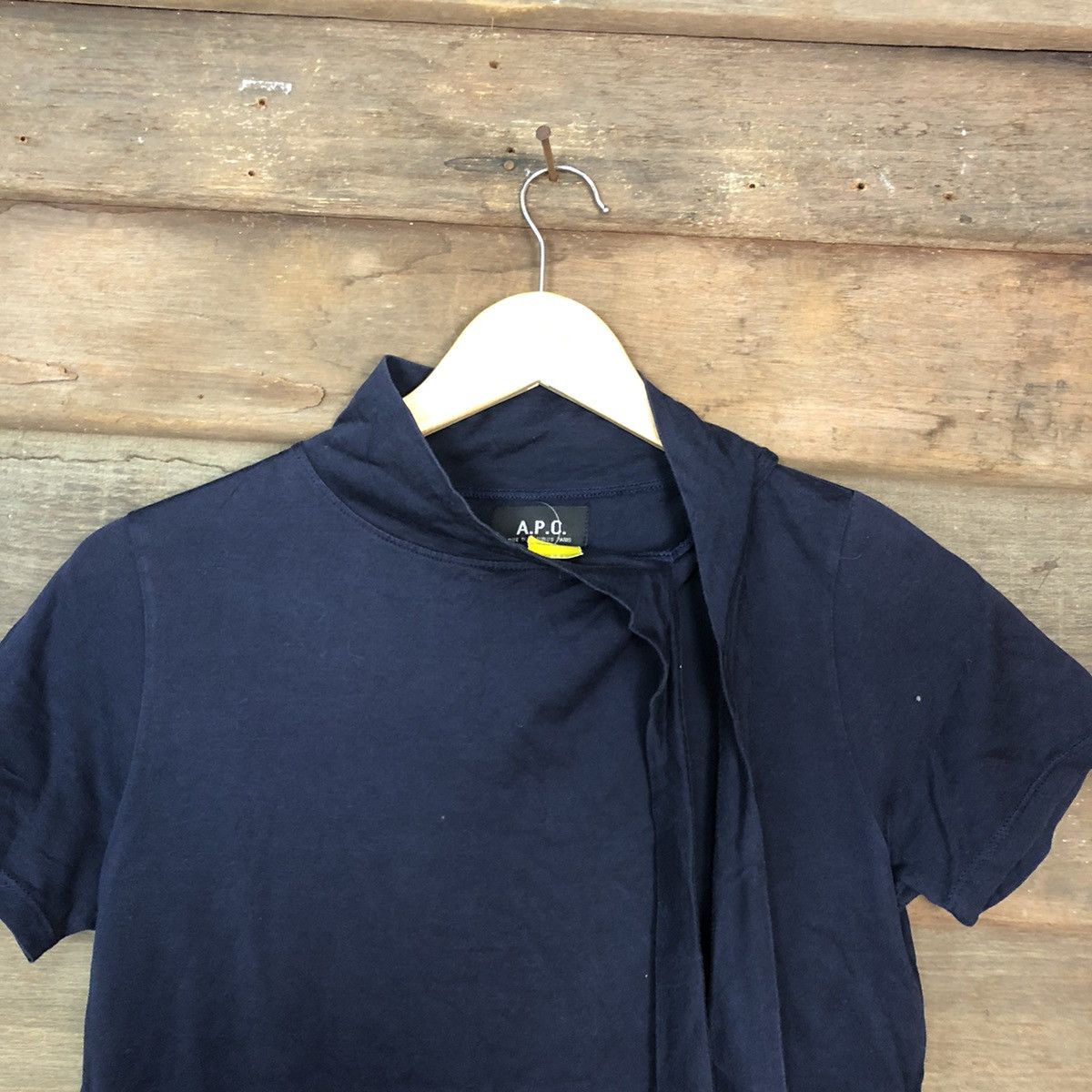A.P.C. A.P.C Blue Short Shirt #3608 Size US S / EU 44-46 / 1 - 7 Thumbnail