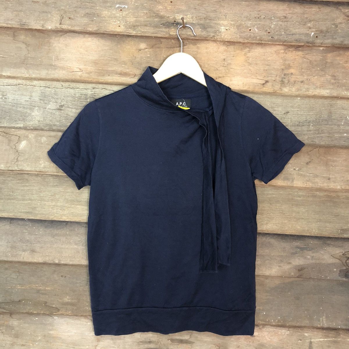 A.P.C. A.P.C Blue Short Shirt #3608 Size US S / EU 44-46 / 1 - 3 Thumbnail
