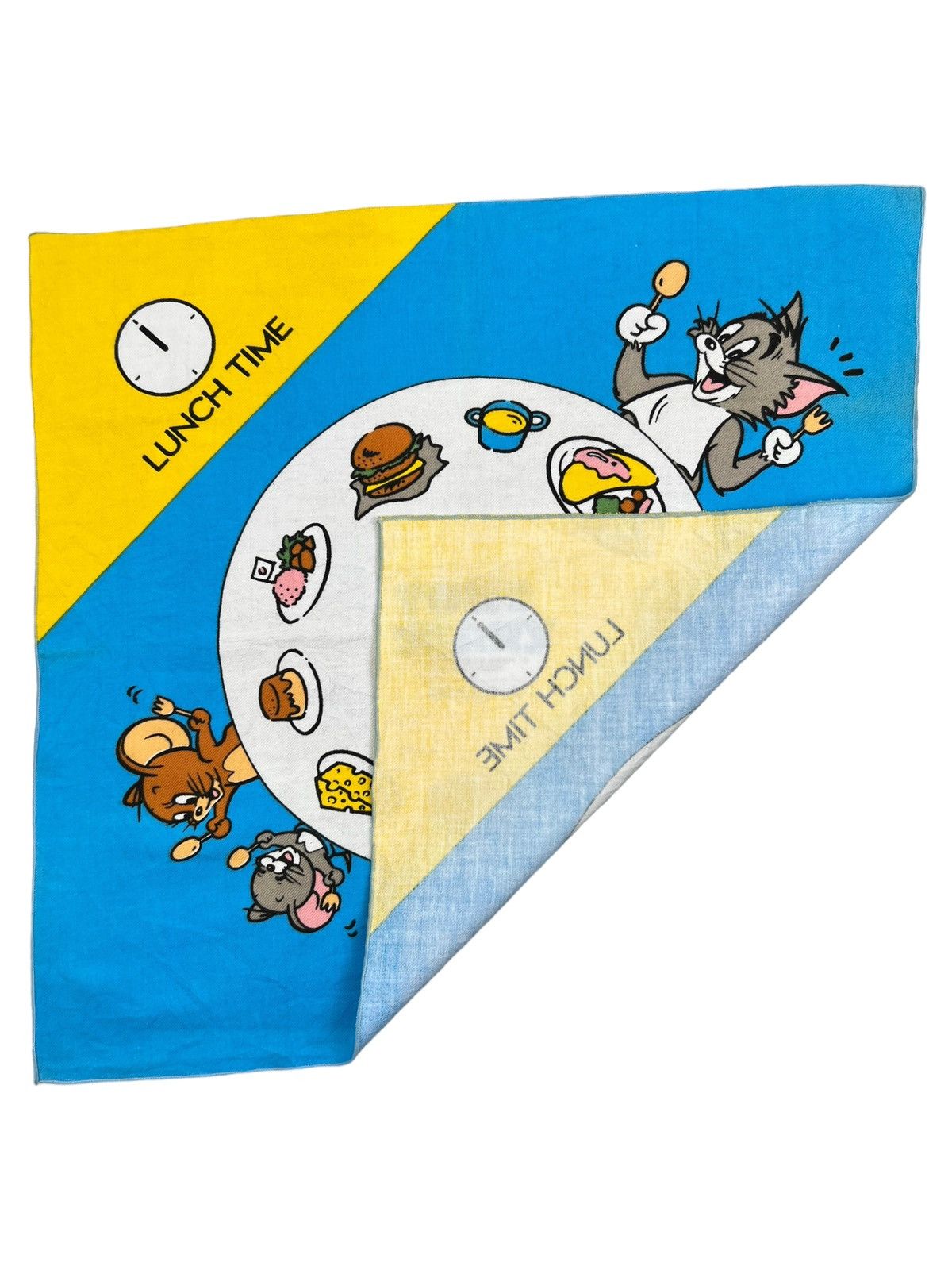Cartoon Network Tom & Jerry Handkerchief Neckerchief Bandana Pocketsquare Size ONE SIZE - 3 Thumbnail