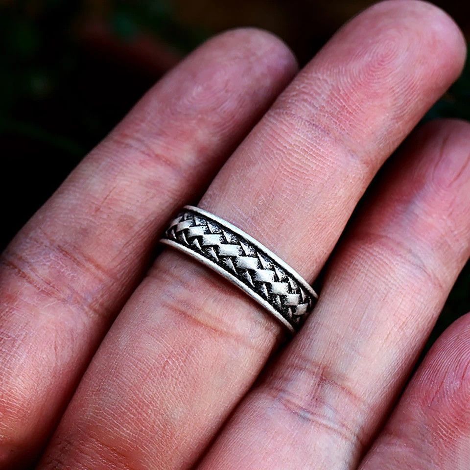 Jewelry Cool Creative Braided Ring Size ONE SIZE - 2 Thumbnail