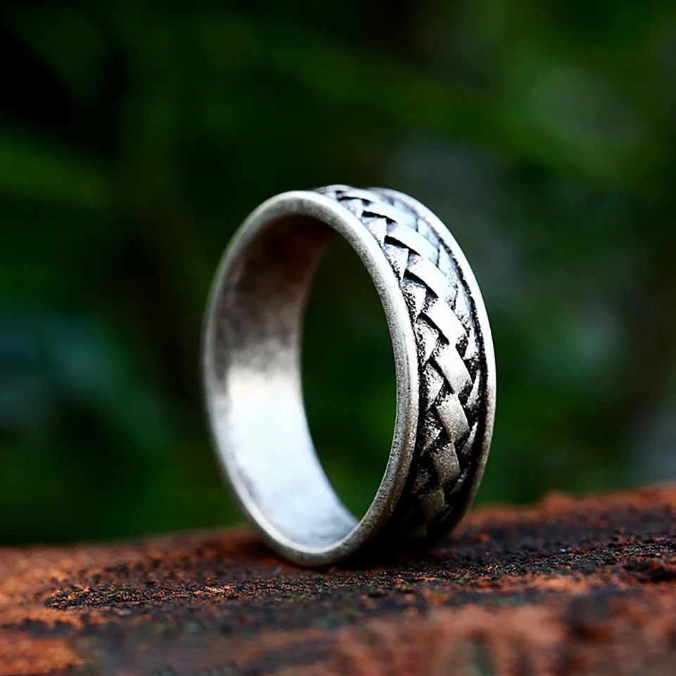Jewelry Cool Creative Braided Ring Size ONE SIZE - 4 Thumbnail