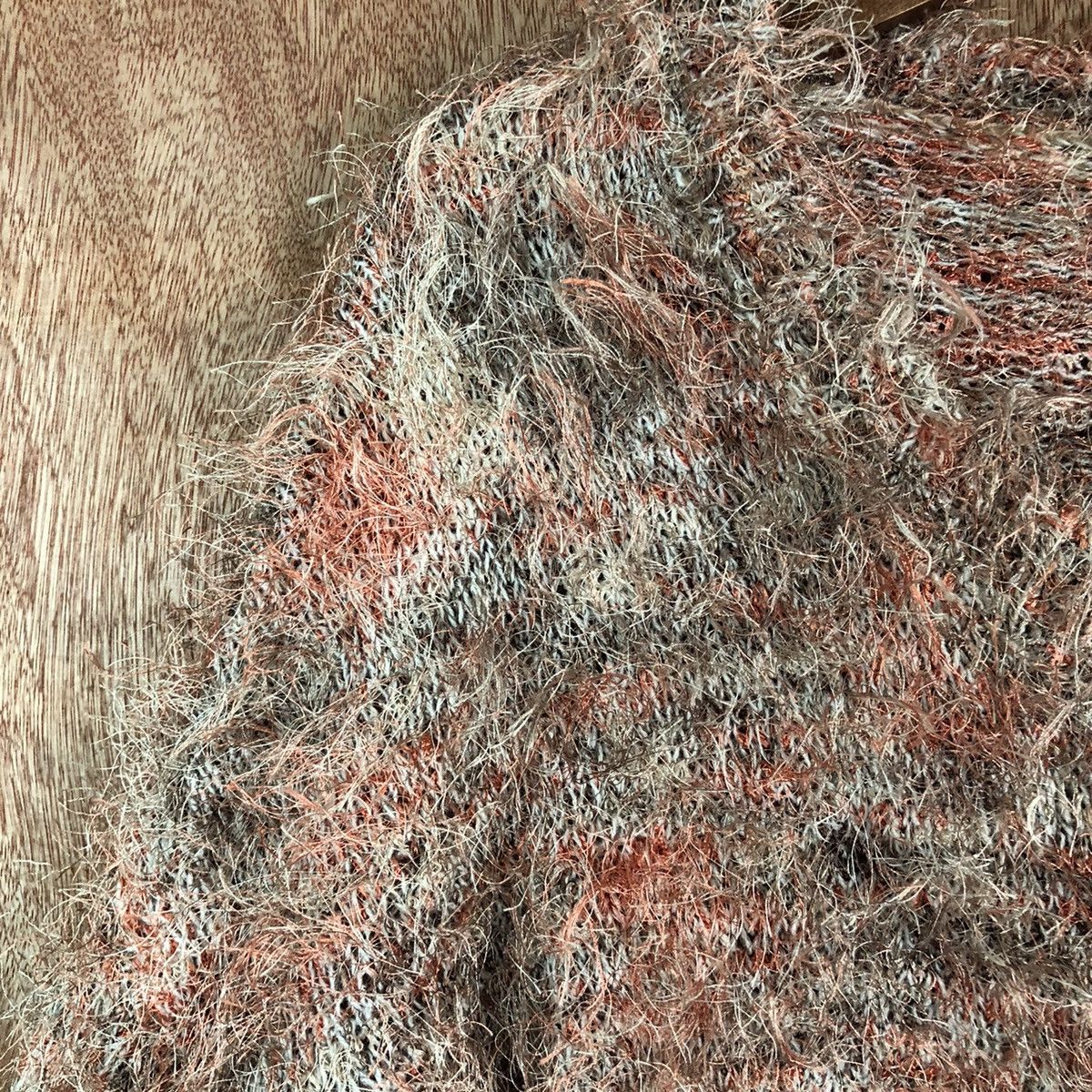 Japanese Brand Style Operation Shag Shaggy Fur Mohair Knitwear #6642 Size US M / EU 48-50 / 2 - 6 Thumbnail