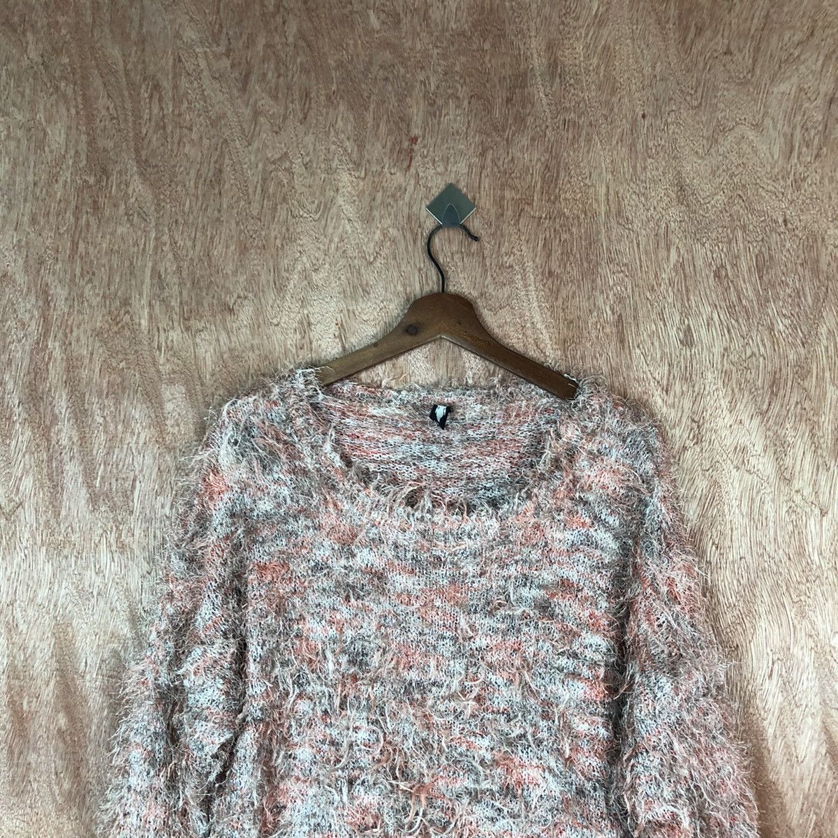 Japanese Brand Style Operation Shag Shaggy Fur Mohair Knitwear #6642 Size US M / EU 48-50 / 2 - 2 Thumbnail