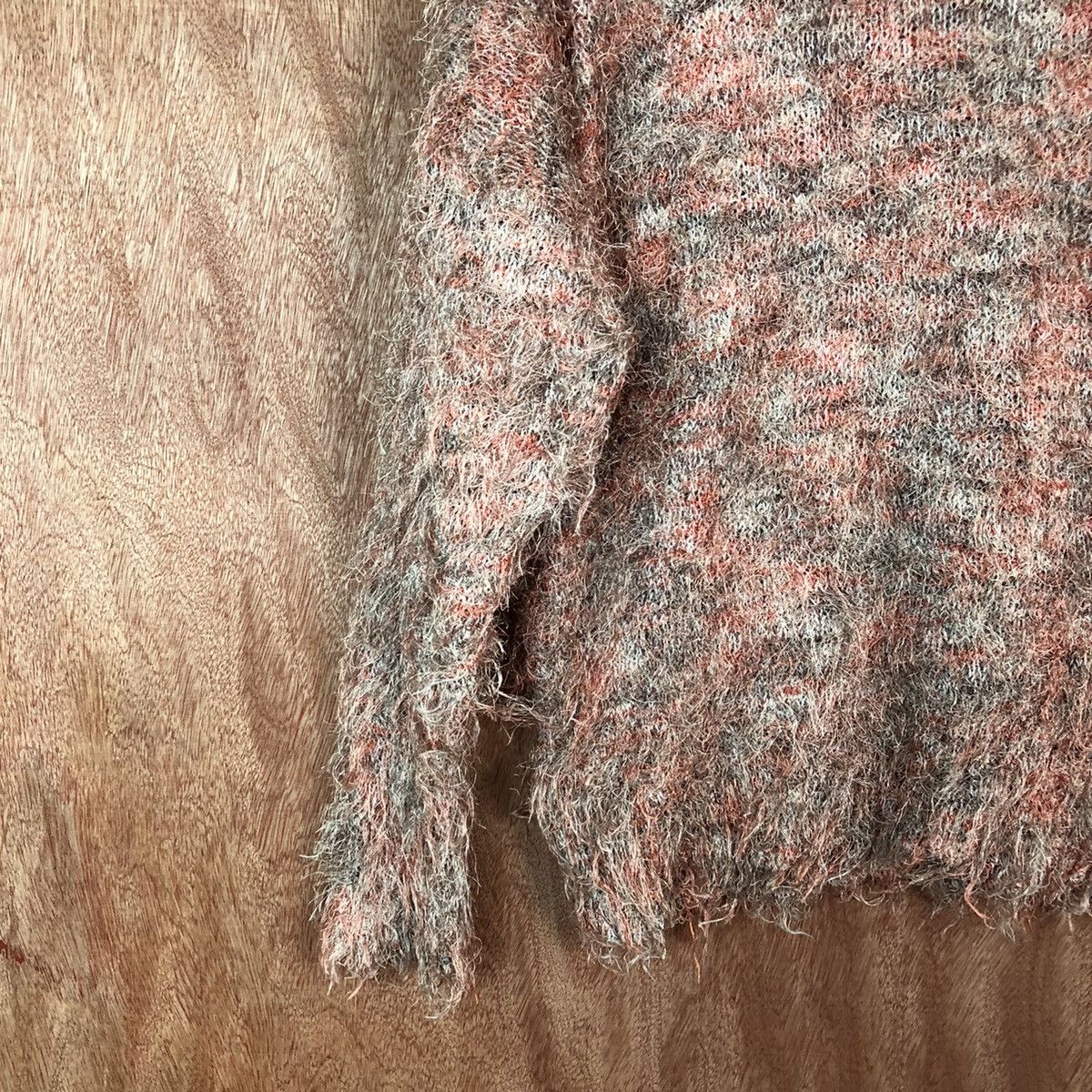 Japanese Brand Style Operation Shag Shaggy Fur Mohair Knitwear #6642 Size US M / EU 48-50 / 2 - 10 Thumbnail