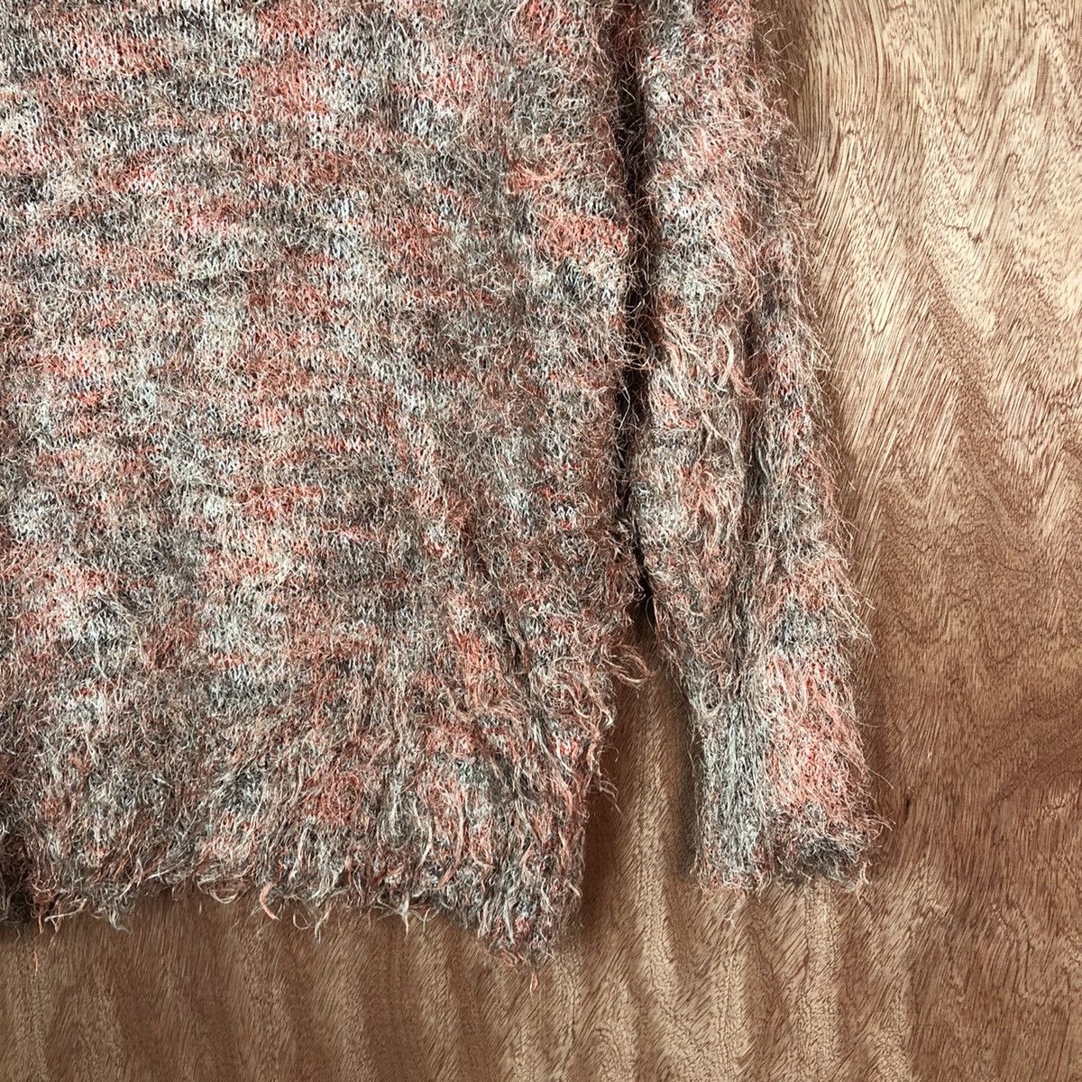 Japanese Brand Style Operation Shag Shaggy Fur Mohair Knitwear #6642 Size US M / EU 48-50 / 2 - 11 Thumbnail