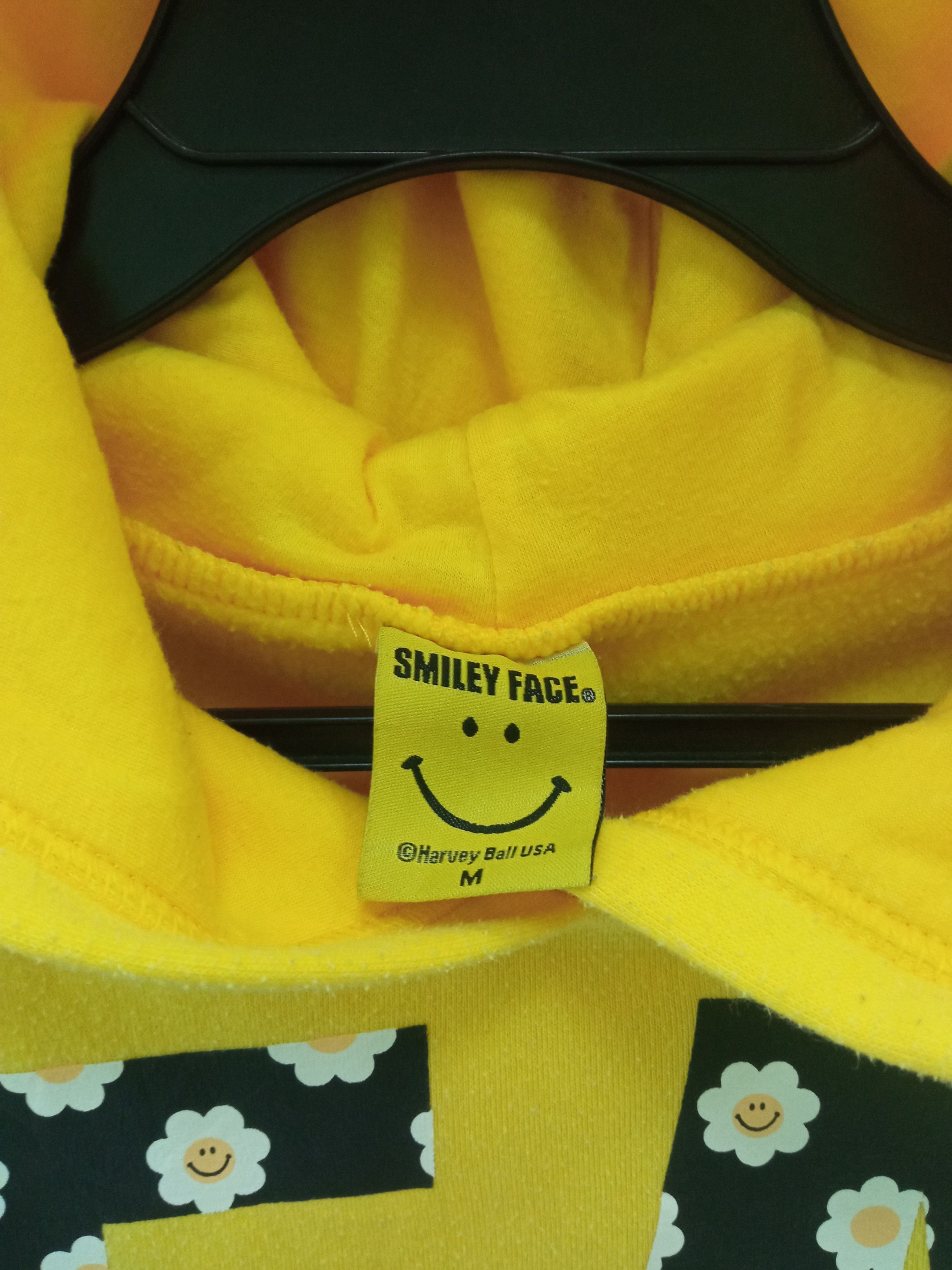 Japanese Brand SMILEY FACE Hoodie By Harvey Ball USA Size US M / EU 48-50 / 2 - 4 Thumbnail