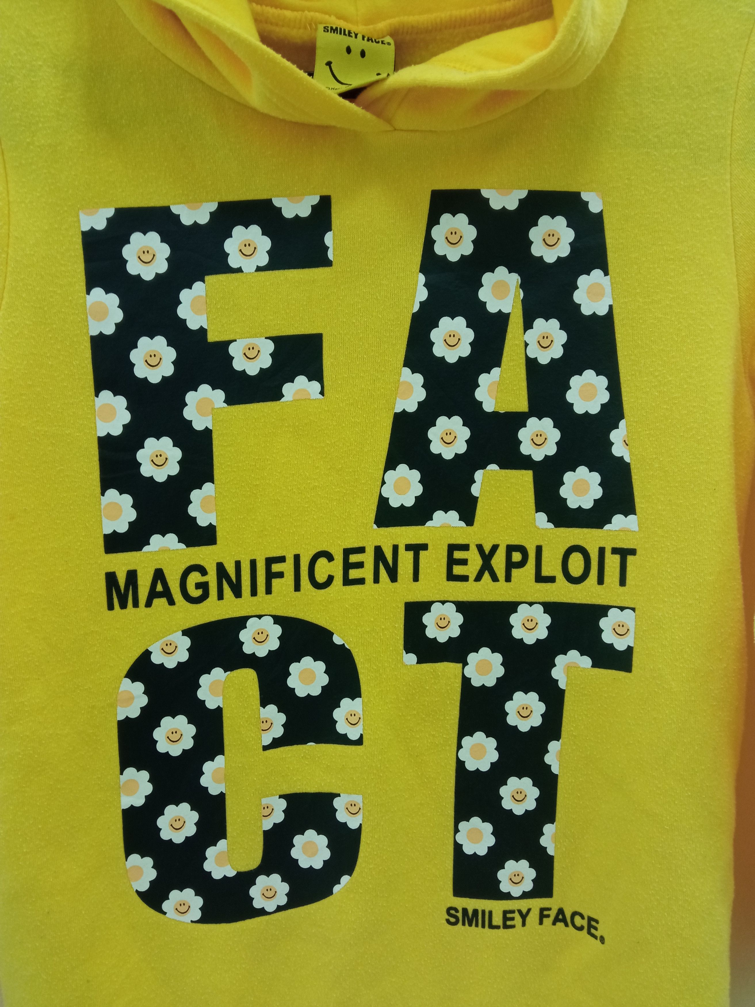 Japanese Brand SMILEY FACE Hoodie By Harvey Ball USA Size US M / EU 48-50 / 2 - 3 Thumbnail