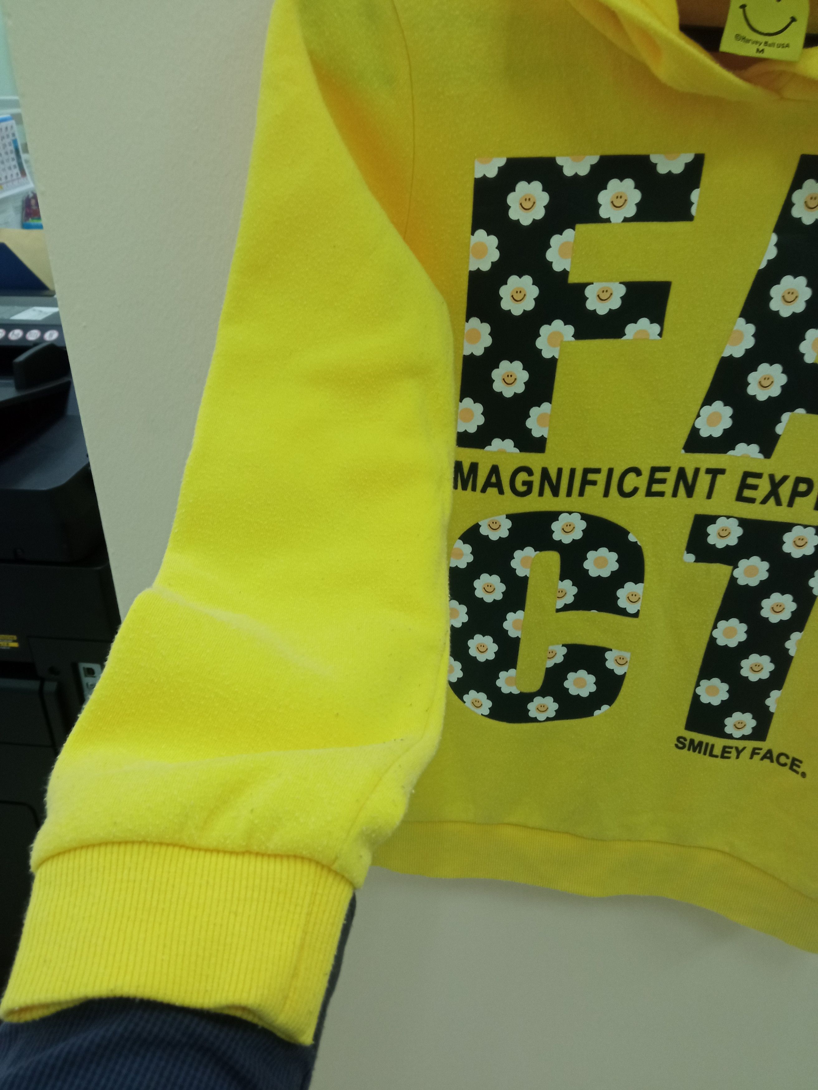 Japanese Brand SMILEY FACE Hoodie By Harvey Ball USA Size US M / EU 48-50 / 2 - 5 Thumbnail