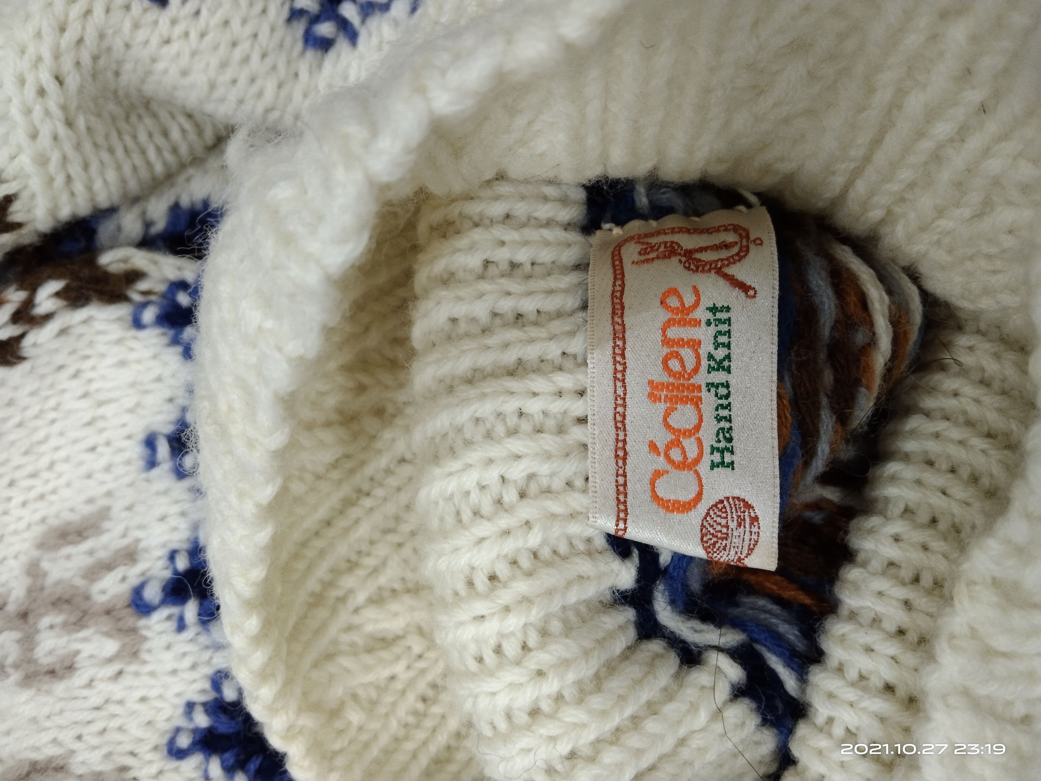 Japanese Brand × Native JAPANESE ALL OVER PRINTED TURTLENECK CECILINE HAND KNIT Size US M / EU 48-50 / 2 - 7 Thumbnail