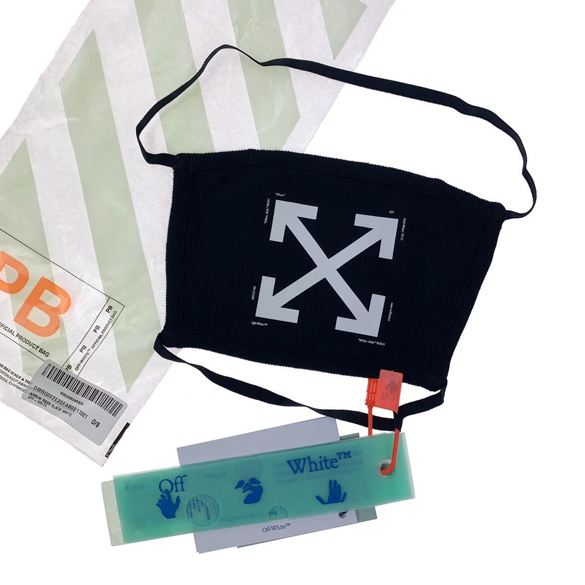 Off-White Off-White Arrows Face Mask Size ONE SIZE - 1 Thumbnail