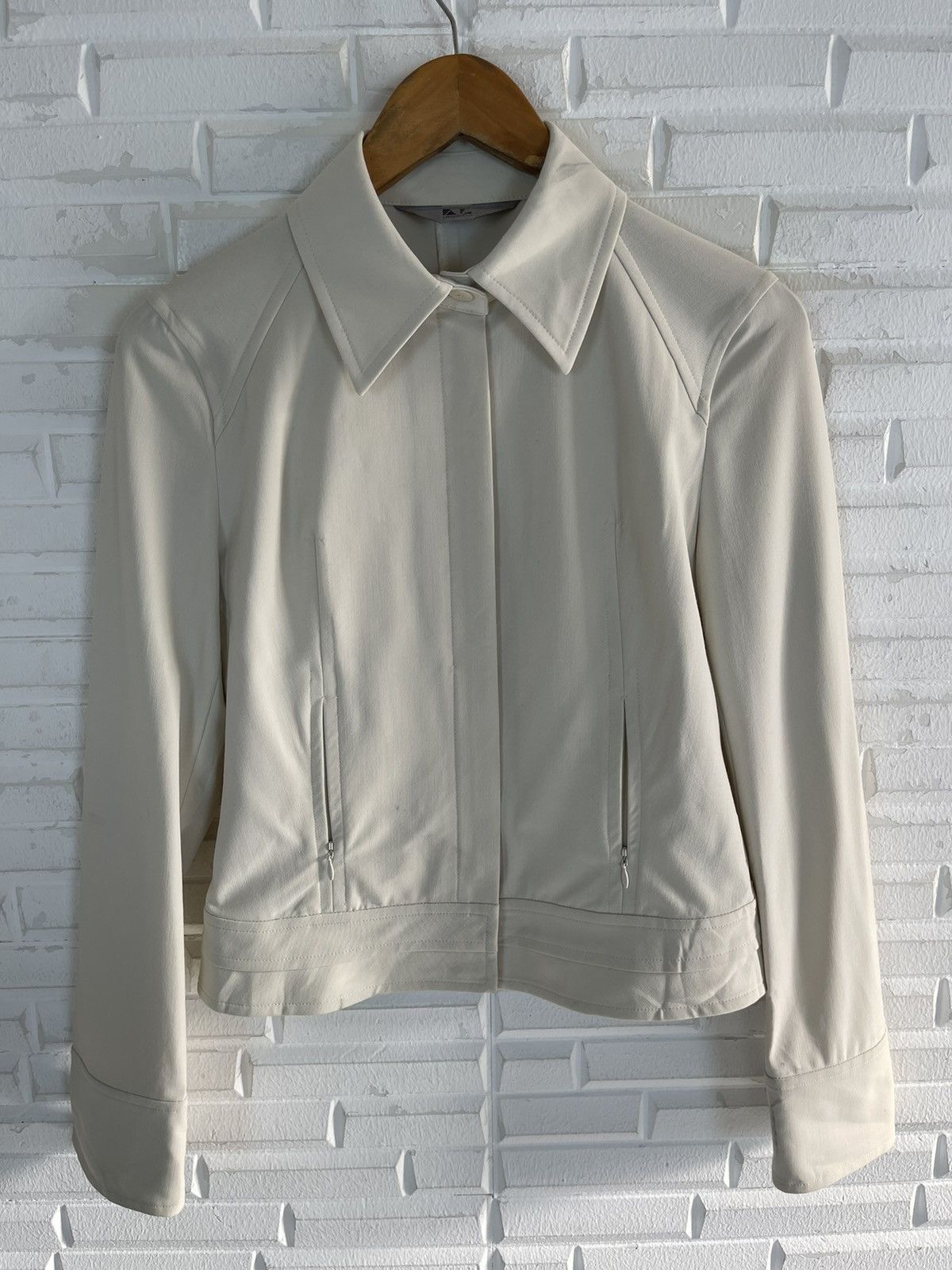 Karl Lagerfeld Vintage KARL LAGERFELD Cropped Jacket Chanel Fendi Size US S / EU 44-46 / 1 - 1 Thumbnail