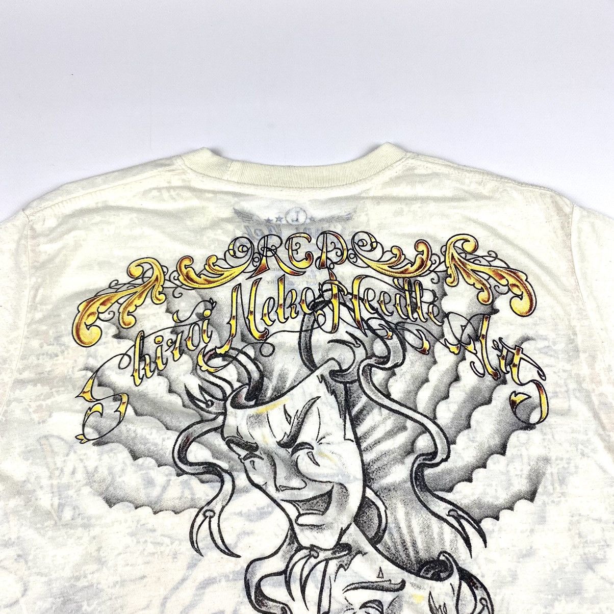 Handmade 00’s Vintage Hand Made Japanese Tiger Print Archive T Shirt Size US L / EU 52-54 / 3 - 15 Thumbnail
