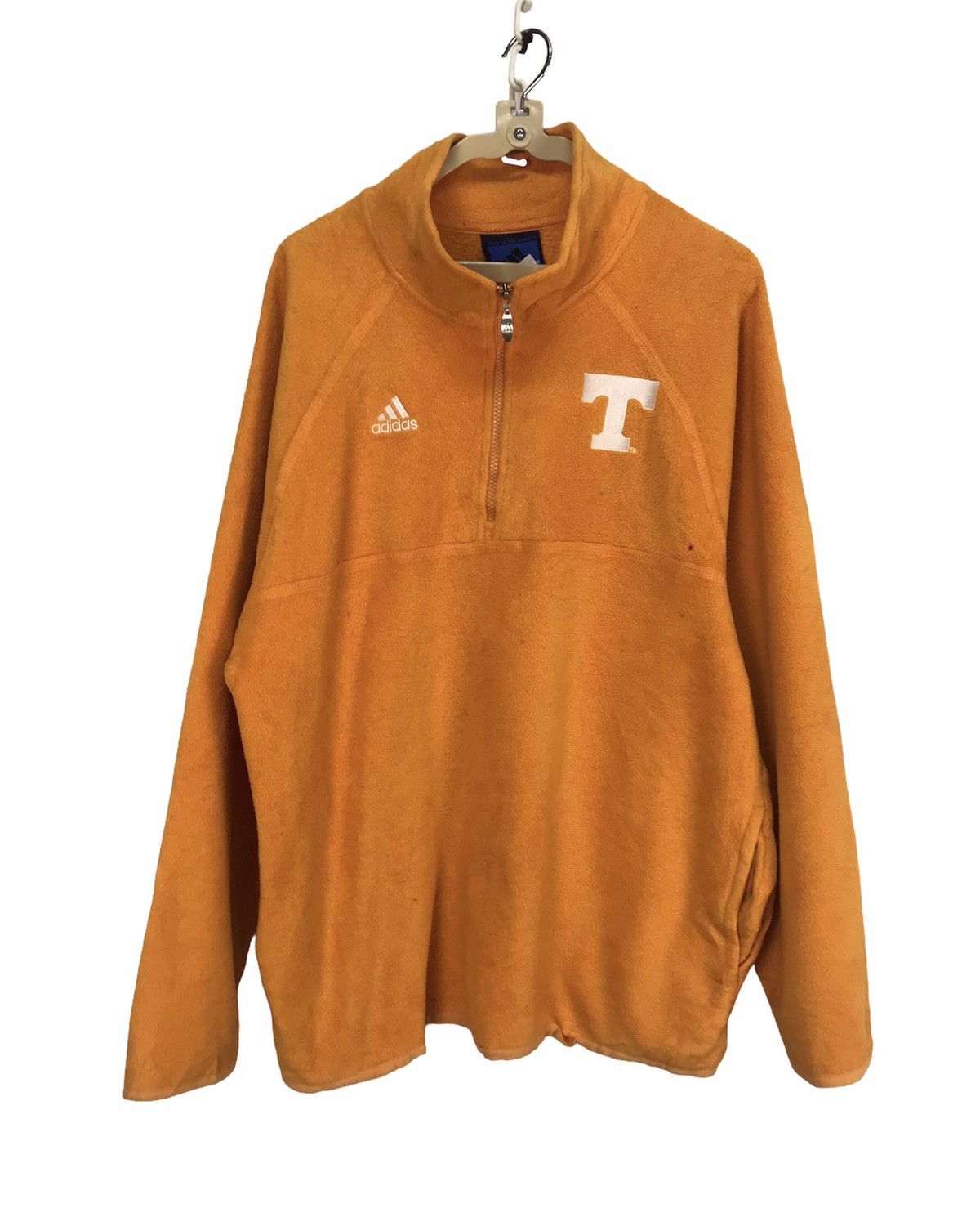 Adidas × Vintage Vintage adidas small logo half zipper fleece jacket Size US L / EU 52-54 / 3 - 1 Thumbnail