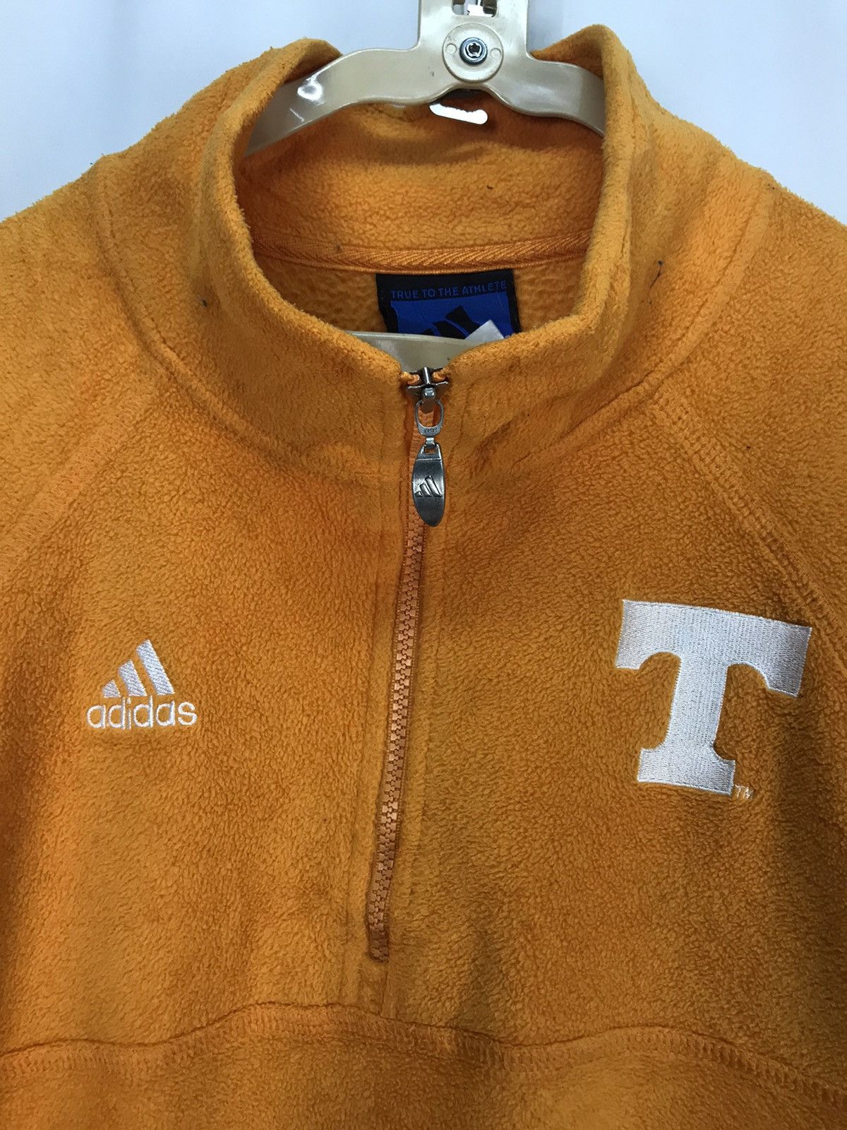 Adidas × Vintage Vintage adidas small logo half zipper fleece jacket Size US L / EU 52-54 / 3 - 6 Thumbnail