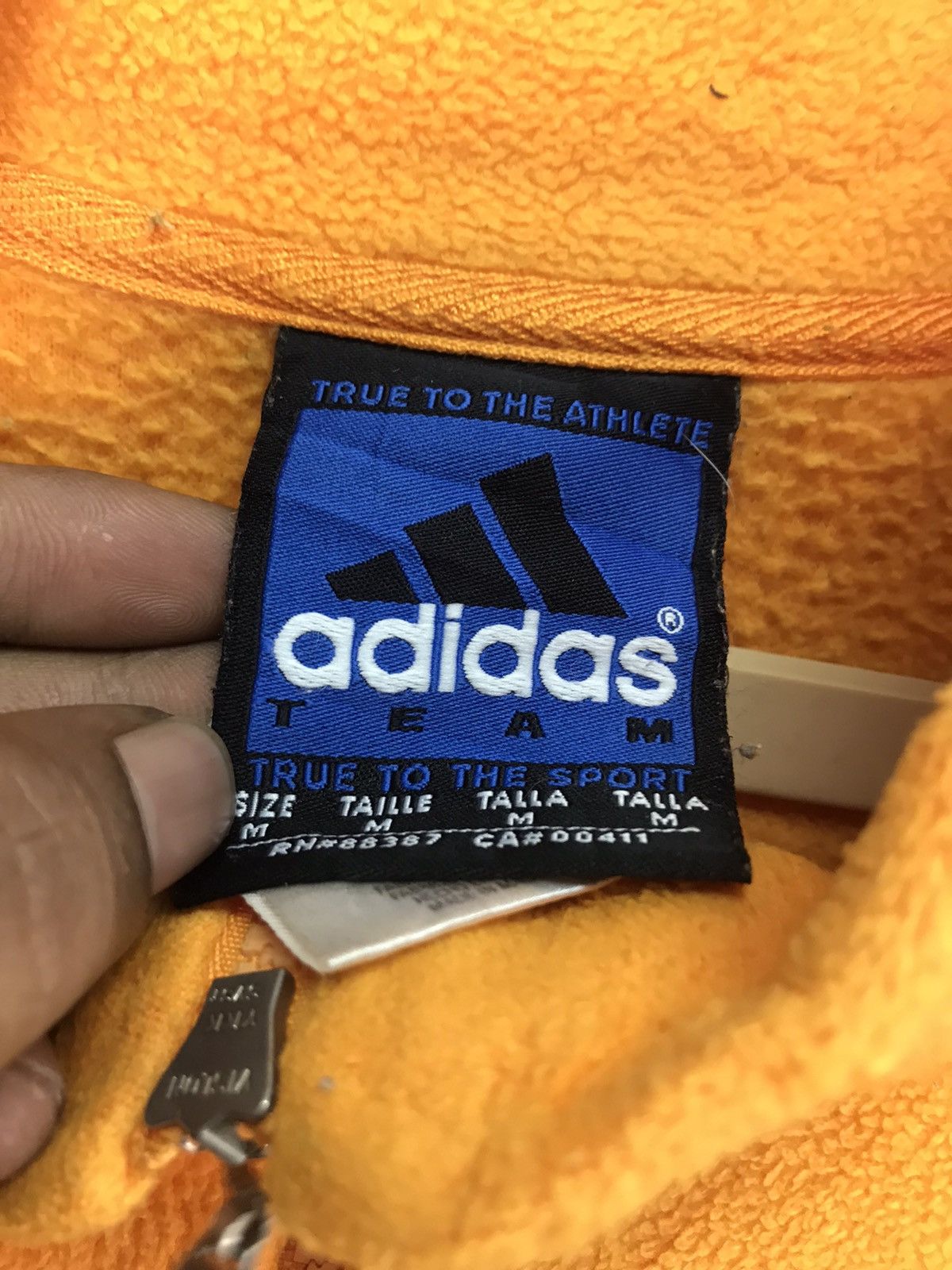 Adidas × Vintage Vintage adidas small logo half zipper fleece jacket Size US L / EU 52-54 / 3 - 3 Thumbnail