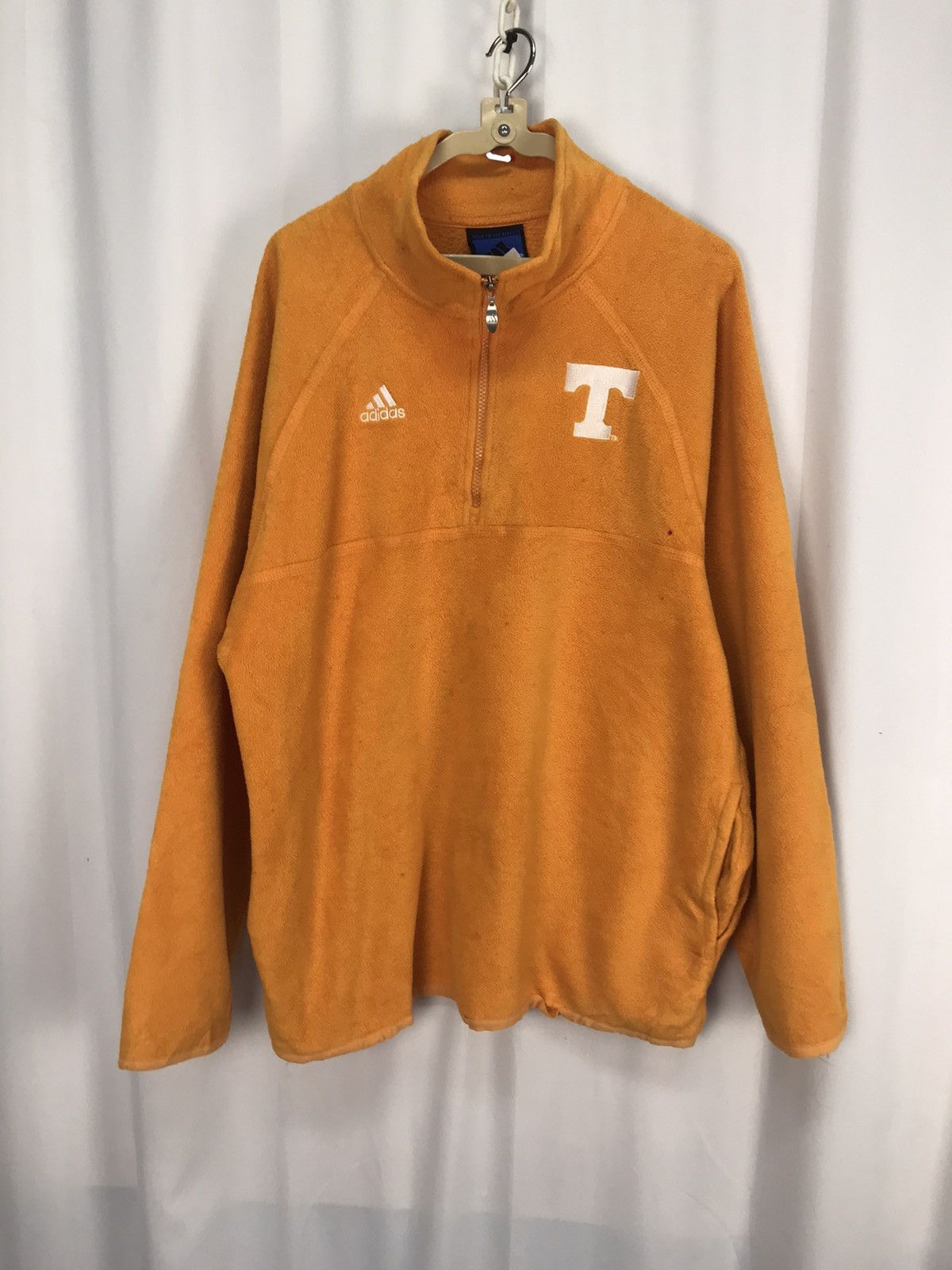Adidas × Vintage Vintage adidas small logo half zipper fleece jacket Size US L / EU 52-54 / 3 - 9 Thumbnail