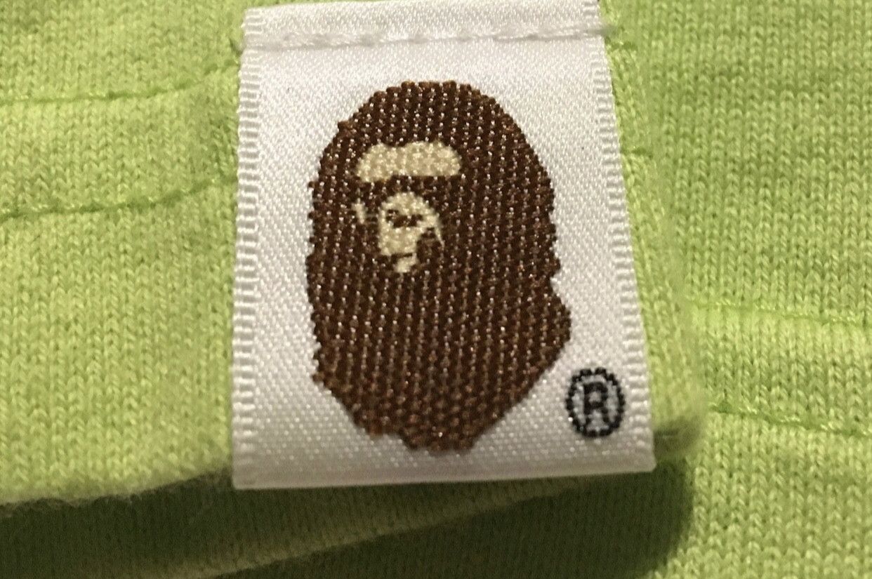 Bape Bape side zipper logo tee shirt Size US L / EU 52-54 / 3 - 8 Thumbnail