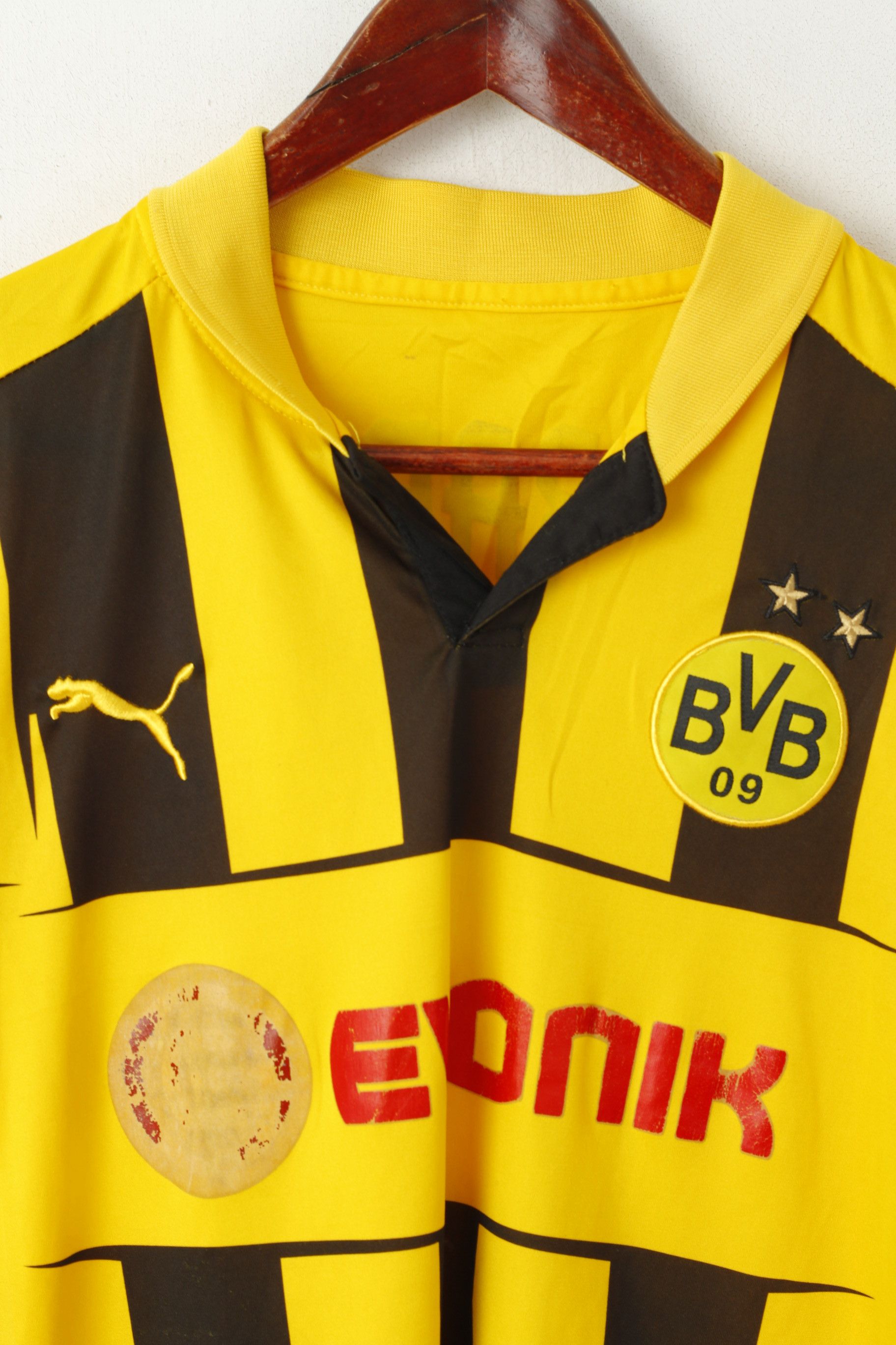 Puma Puma Men S Shirt Yellow BVB Dortmund Borussia 6732 Size US S / EU 44-46 / 1 - 2 Thumbnail