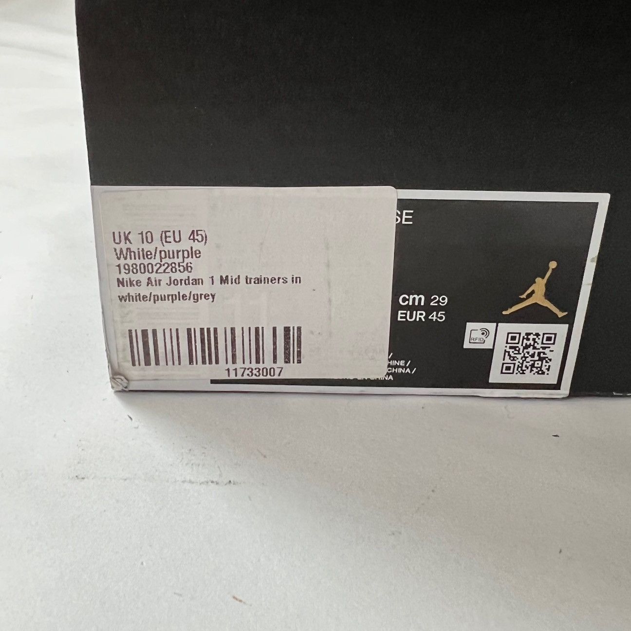 Nike Nike Air Jordan 1 Mid Purple Size US 11 / EU 44 - 6 Thumbnail