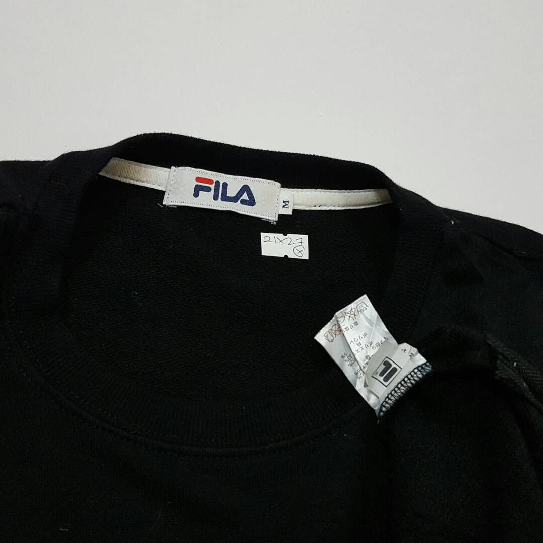 Fila × Vintage Vintage FILA big logo nice design black t-shirt Size US M / EU 48-50 / 2 - 4 Thumbnail