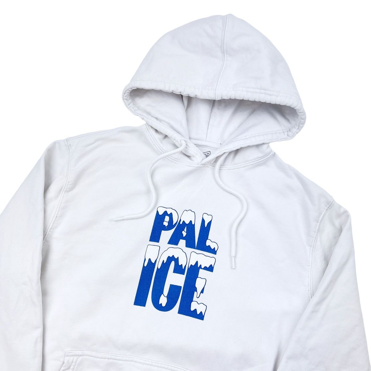 image of Palace Pal Ice White Hoodie, Men's (Size Small)