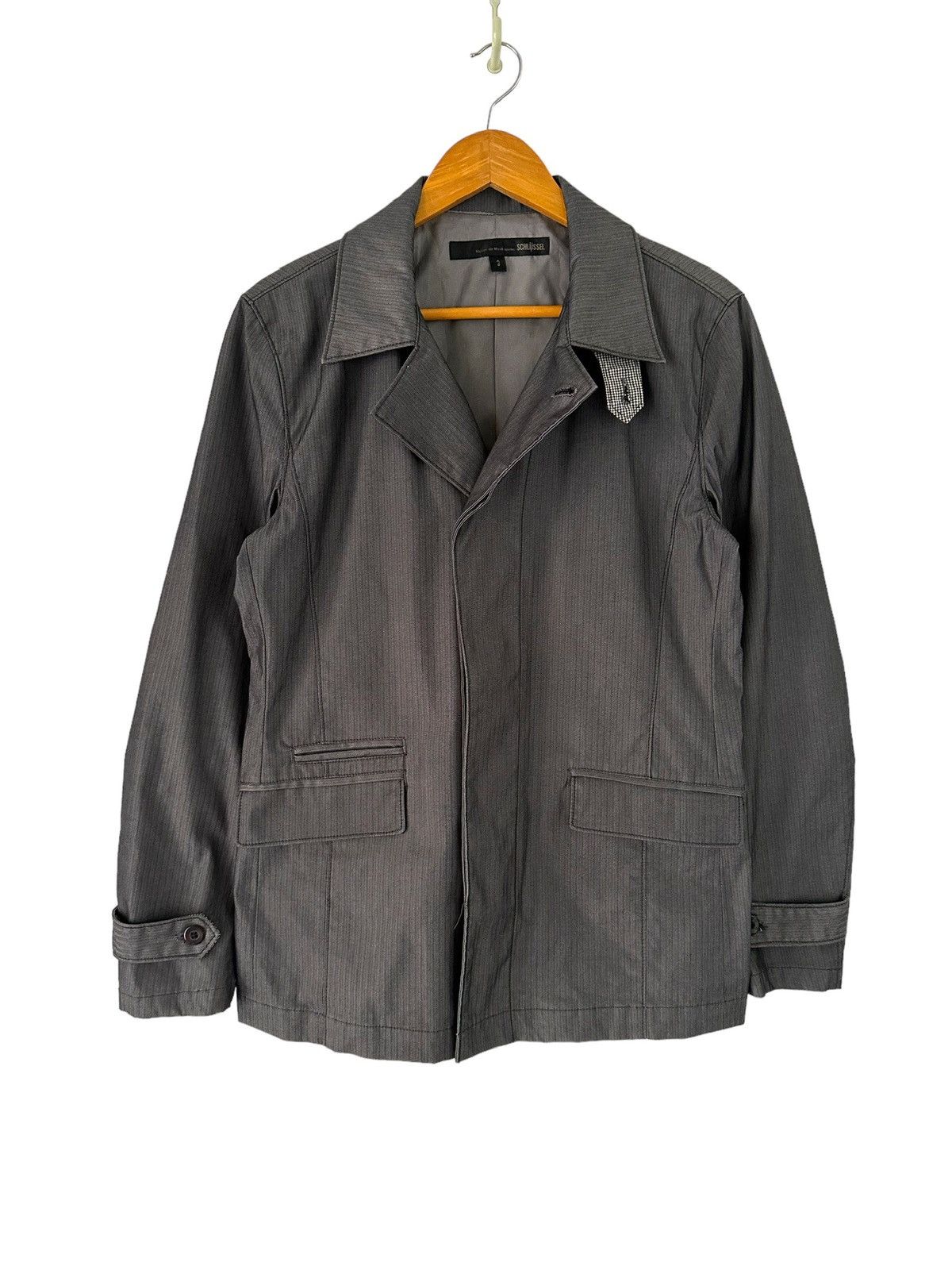 If Six Was Nine × Le Grande Bleu (L.G.B.) × Schlussel 2000s Schlussel button casual jacket Size US M / EU 48-50 / 2 - 4 Thumbnail