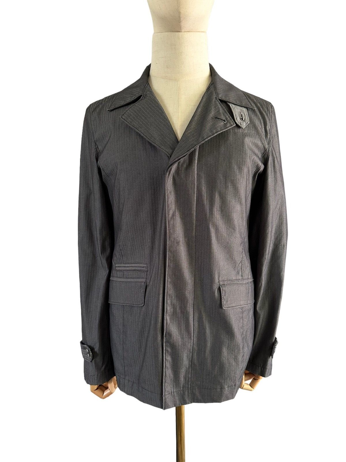If Six Was Nine × Le Grande Bleu (L.G.B.) × Schlussel 2000s Schlussel button casual jacket Size US M / EU 48-50 / 2 - 1 Thumbnail
