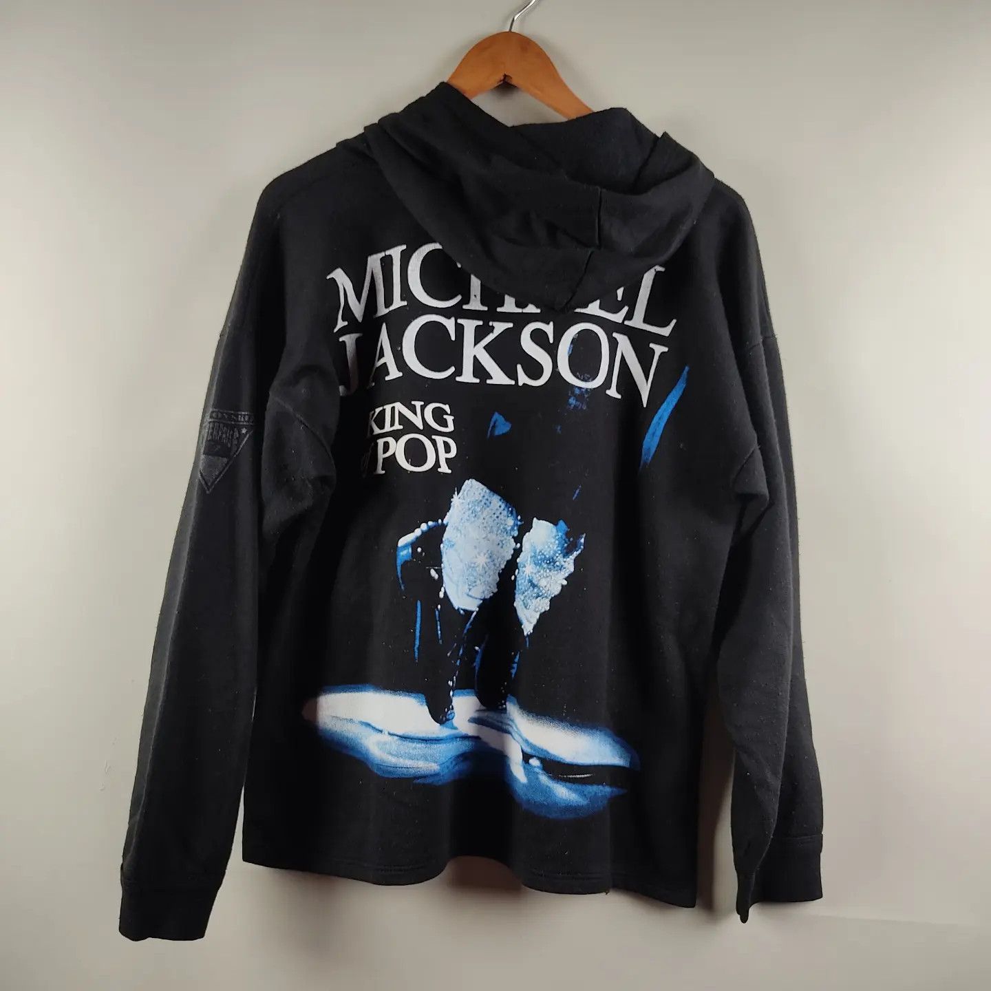 Band Tees × Michael Jackson × Vintage 90's Michael Jackson King Of Pop Hoodie Size US L / EU 52-54 / 3 - 1 Thumbnail